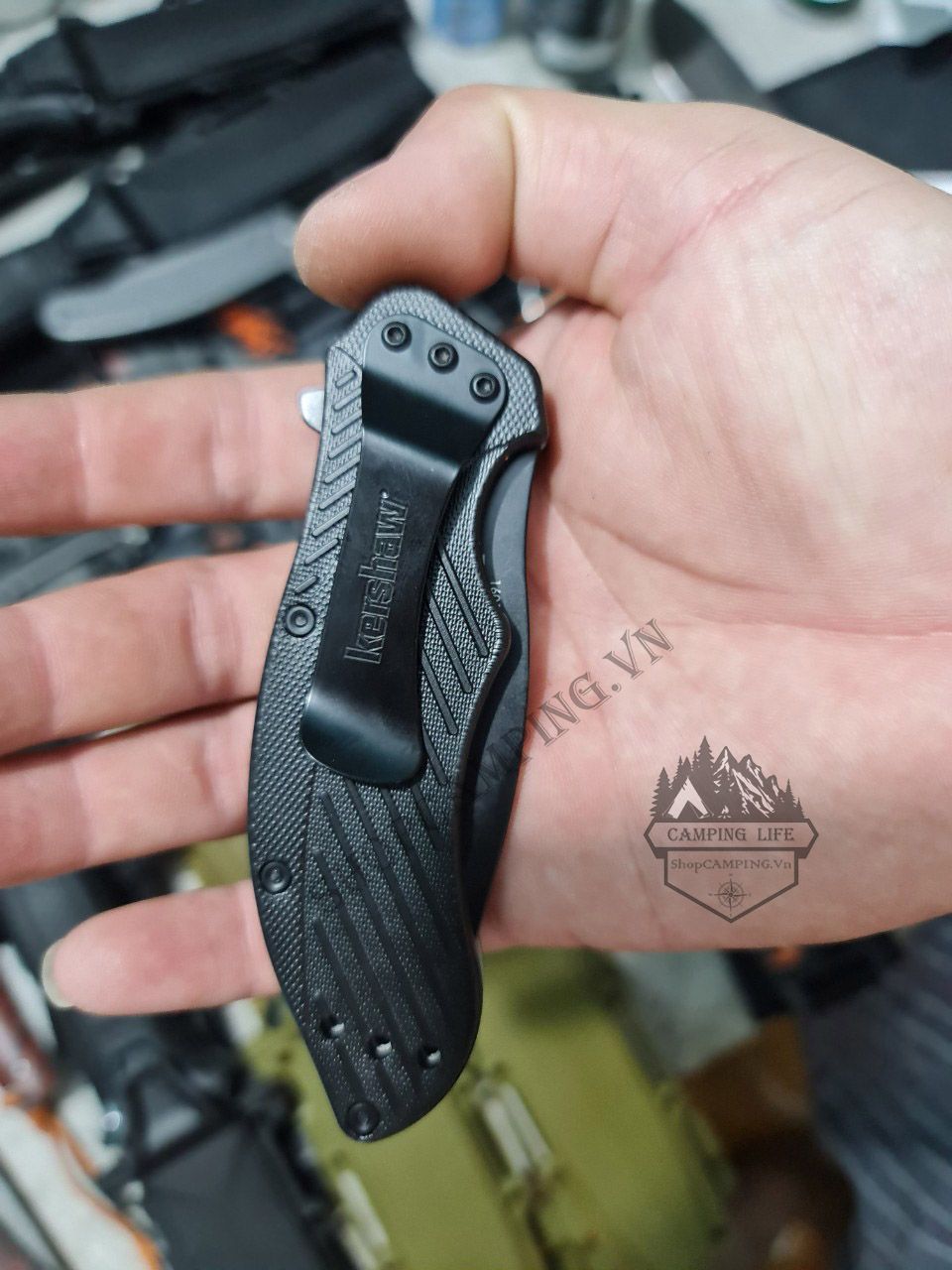 Dao xếp đa năng kershaw đen mã 1990/1605