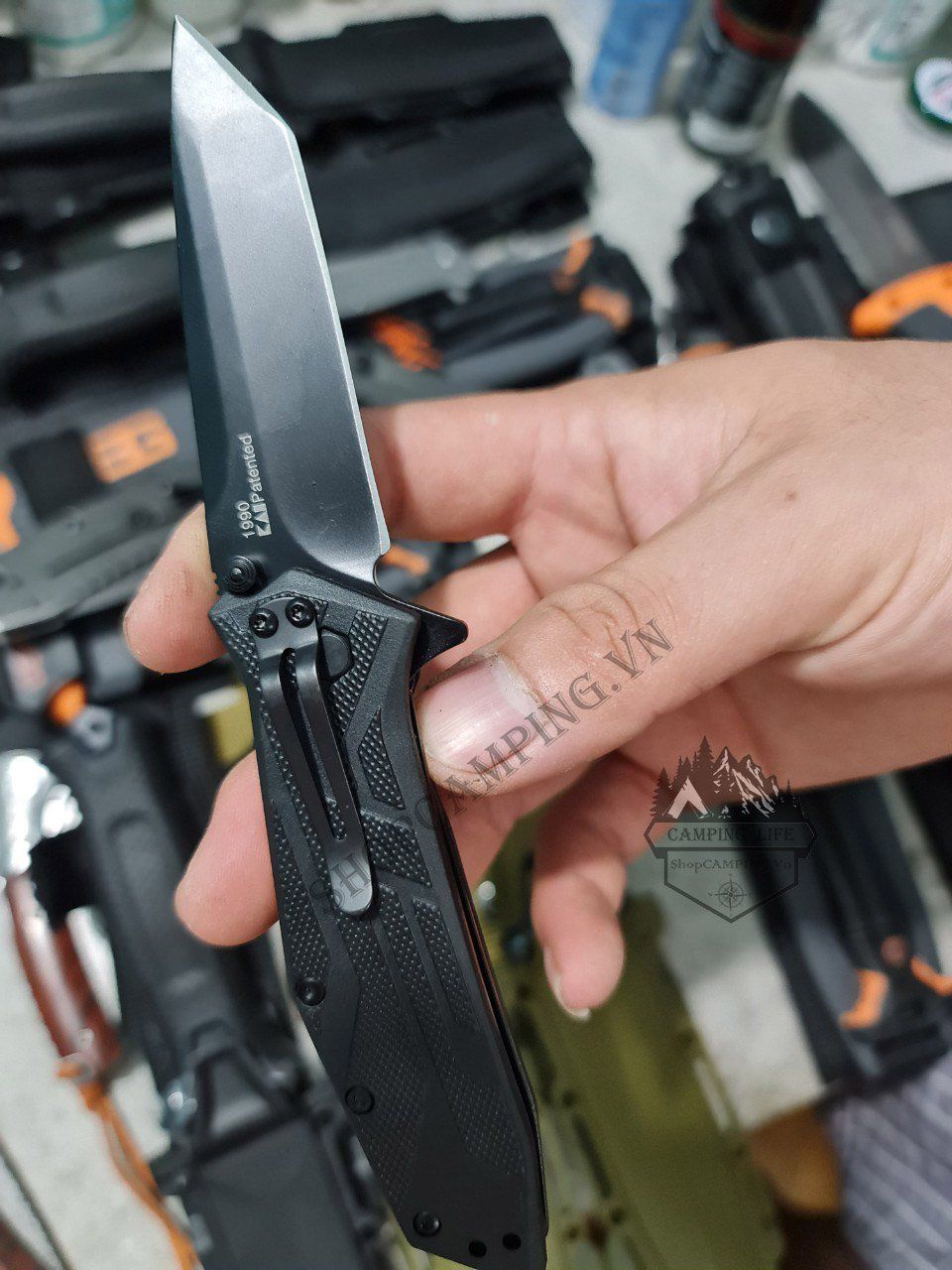 Dao xếp đa năng kershaw đen mã 1990/1605