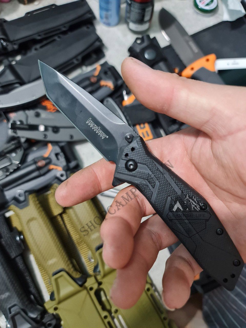 Dao xếp đa năng kershaw đen mã 1990/1605