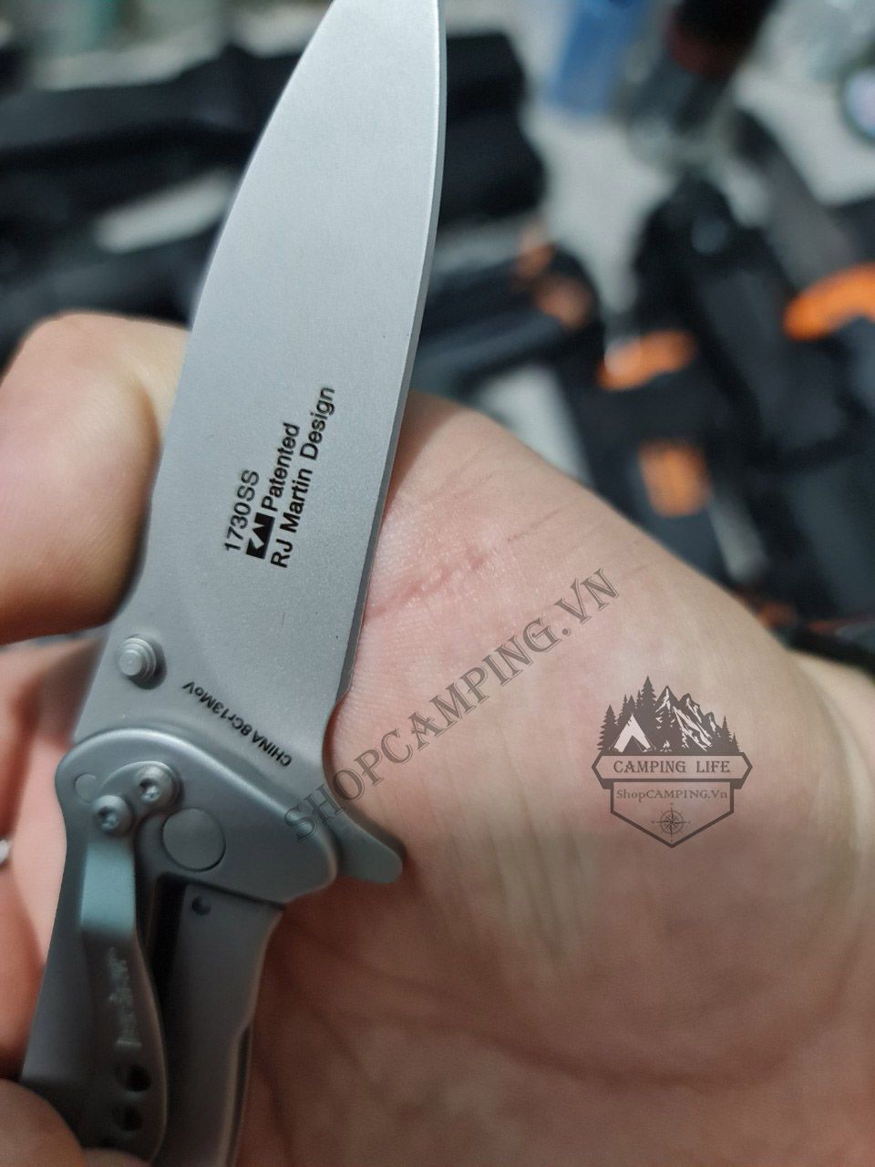 Dao xếp đa năng kershaw bạc mã 1730SS