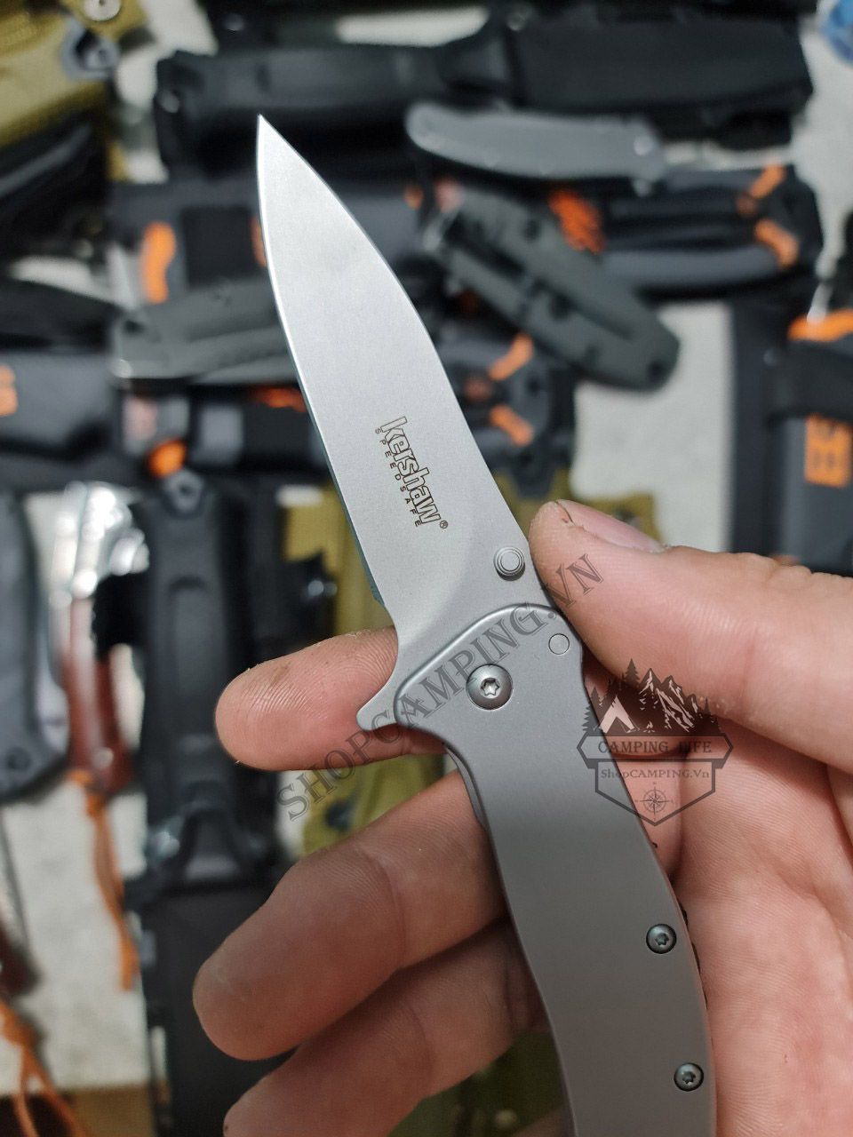 Dao xếp đa năng kershaw bạc mã 1730SS