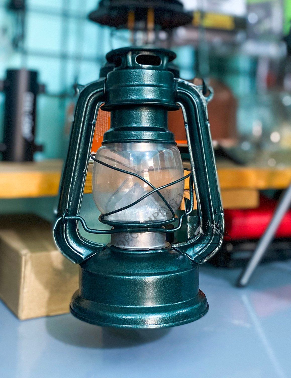 Đèn bão Led áng sáng trắng Decor trang trí nhà cửa, đèn cắm trại dã ngoại size nhỏ