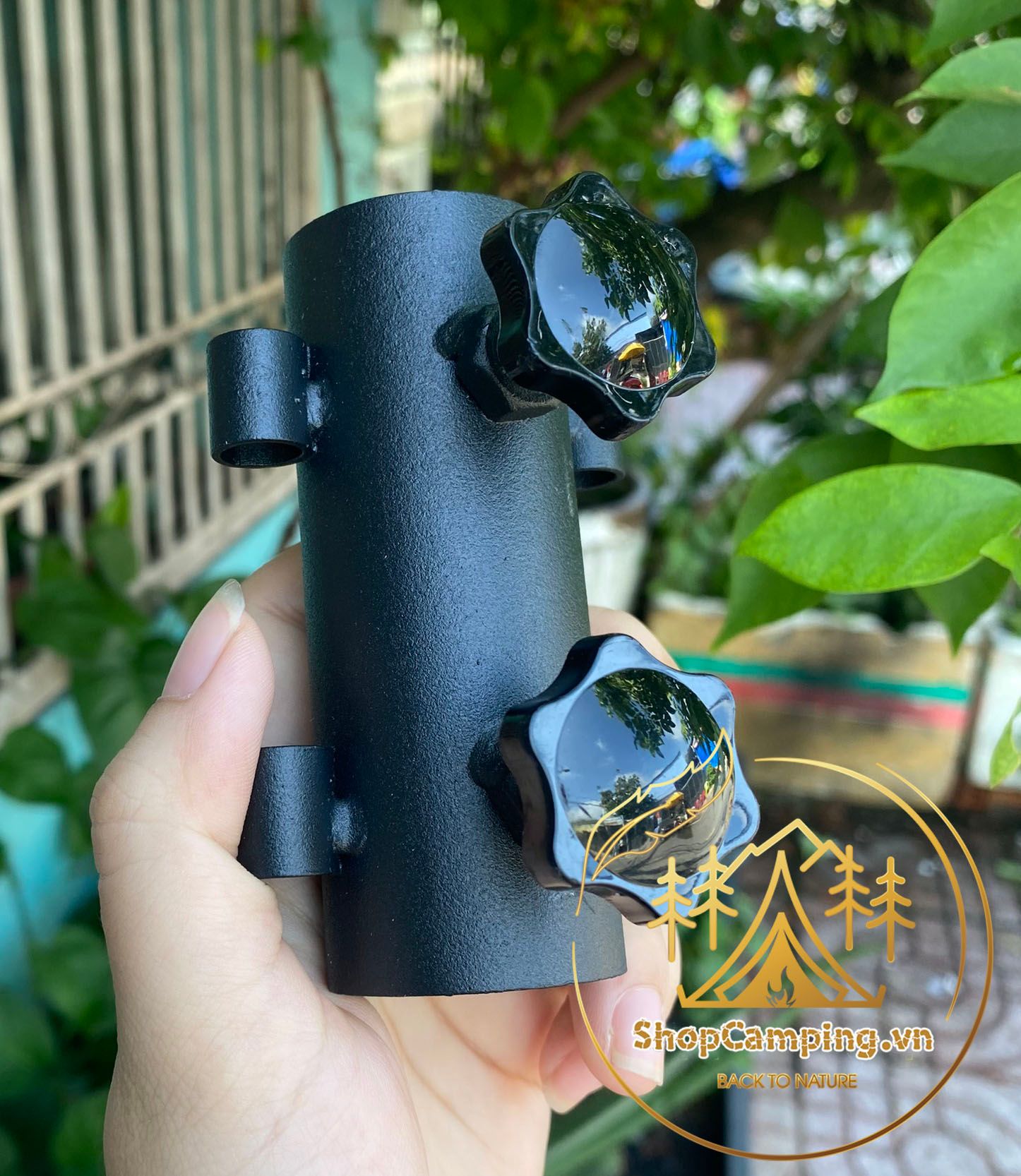 Ống cố định trụ tăng lều dành cho cắm trại dã ngoại