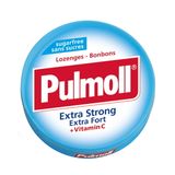 Kẹo Ngậm Pulmoll Extra Strong Fort sugar free 45g + Vitamin C