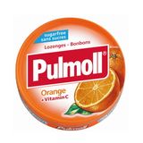 Kẹo Ngậm Pulmoll Orange sugar free 45g + Vitamin C (Vị cam)