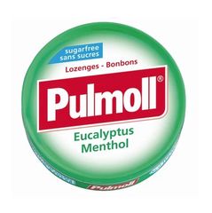 Kẹo Ngậm Pulmoll Eukalyptus Menthol sugar free 45g (Vị bạc hà)