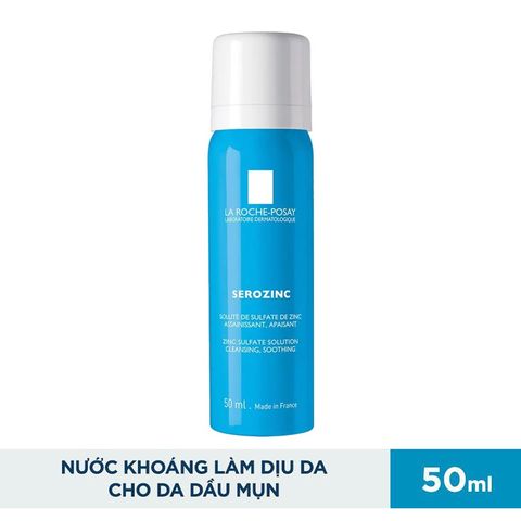 Nước khoáng La Roche Posay giúp làm sạch và làm dịu da Serozinc 50ml