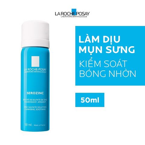 Nước khoáng La Roche Posay giúp làm sạch và làm dịu da Serozinc 50ml