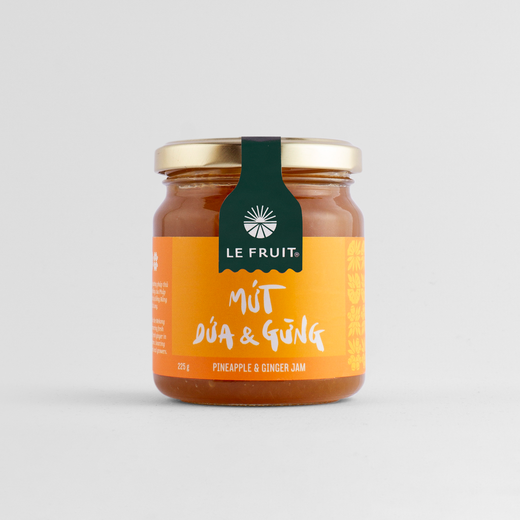 Mứt dứa gừng (Pineapple-Ginger Jam) - 225gr