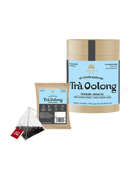 Trà Oolong túi lọc tam giác (Oolong Tea pyramid bag)