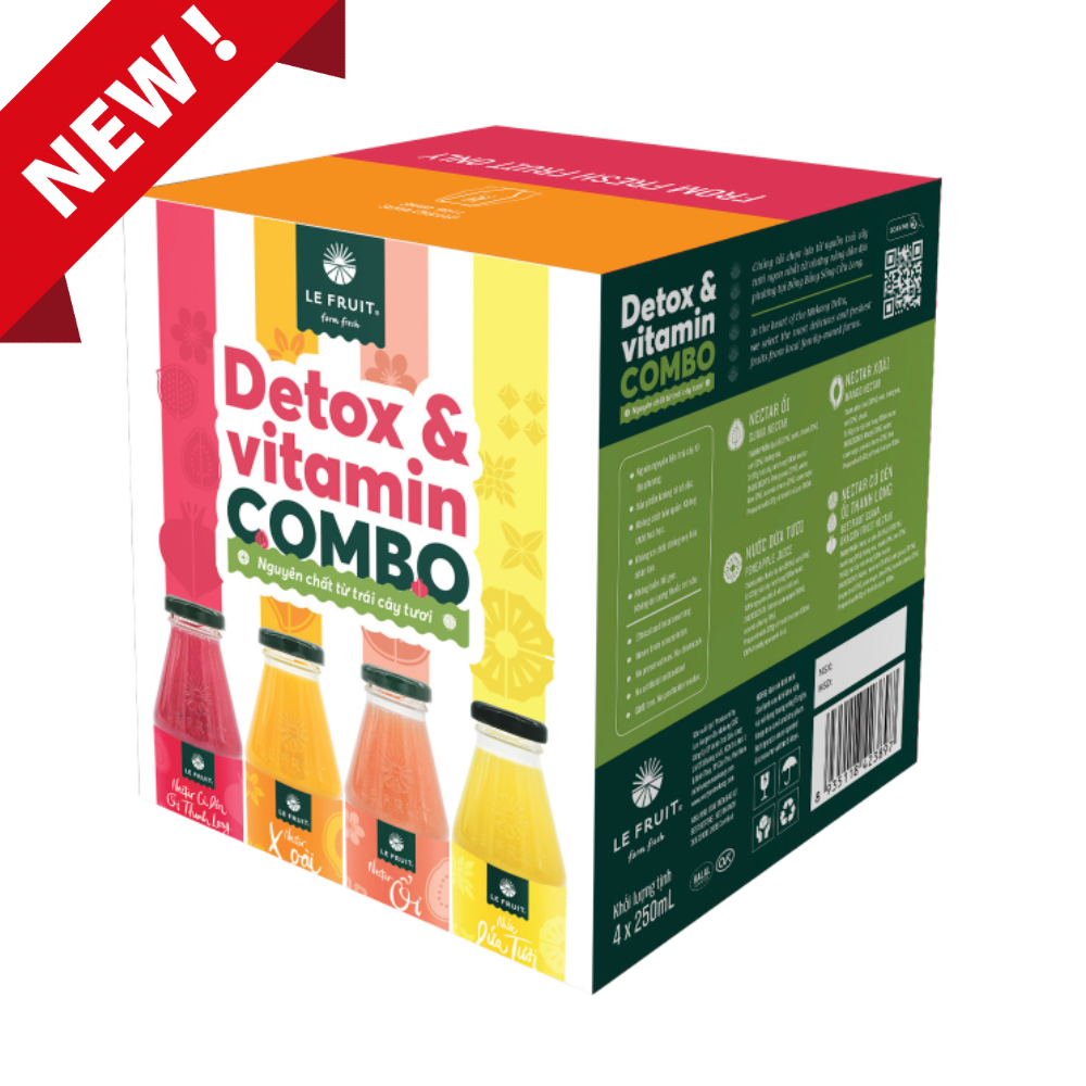 Thùng nước ép Detox & Vitamin (Detox & Vitamin Combo)