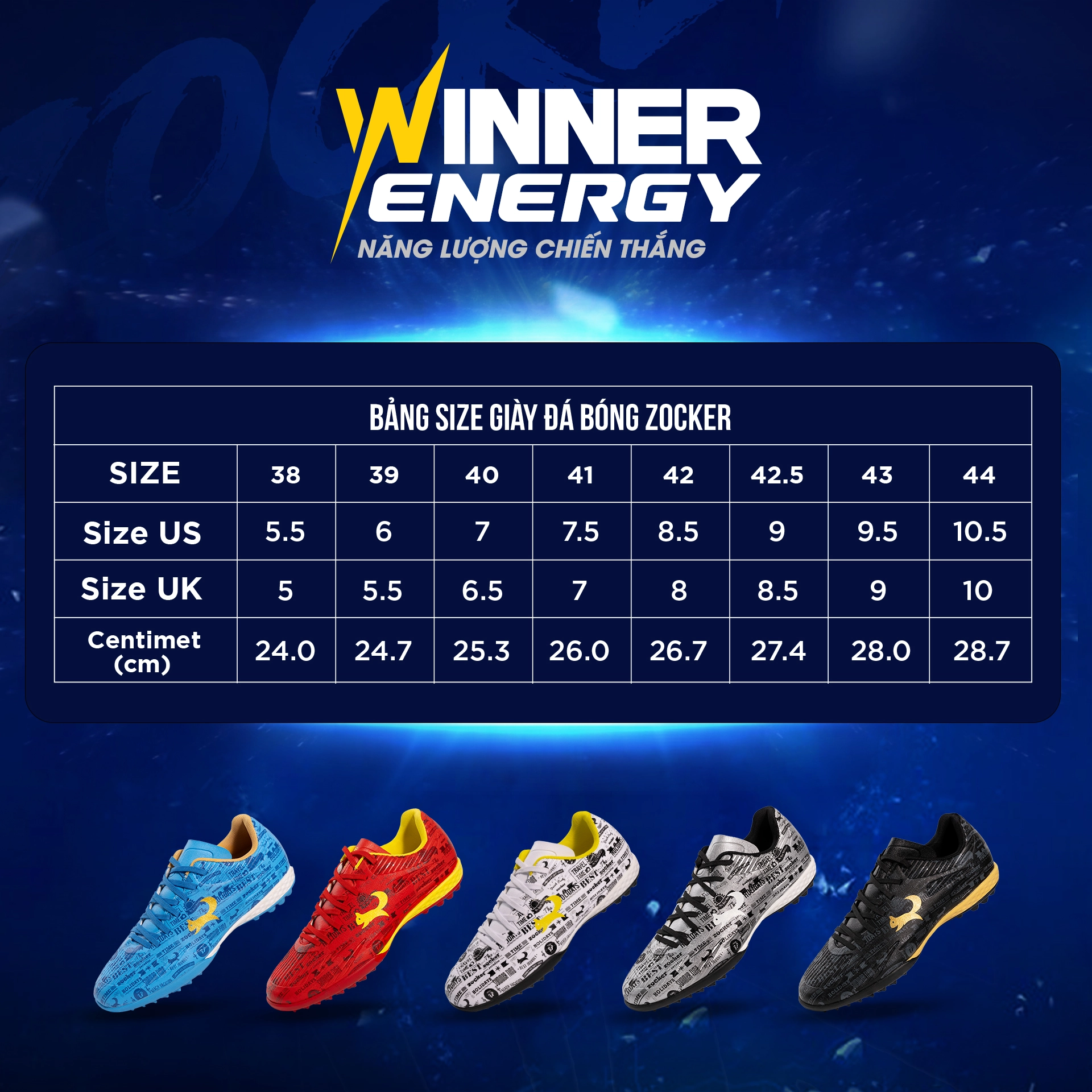 Zocker Winner Energy - Chuyên sân nhân tạo