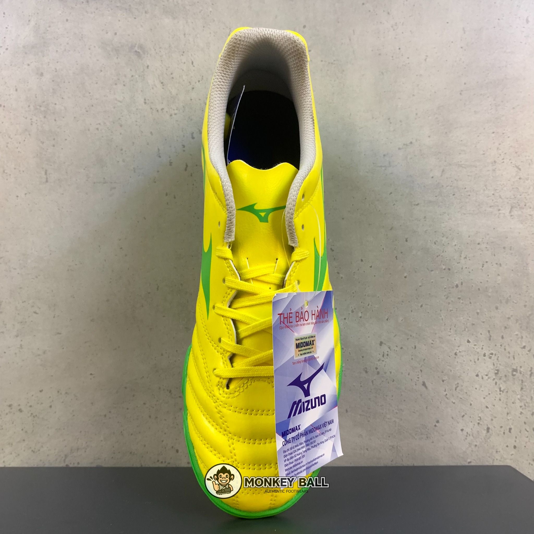 Mizuno Monarcida Neo 2 Select AS TF - P1GD222535 - Vàng/Xanh lá