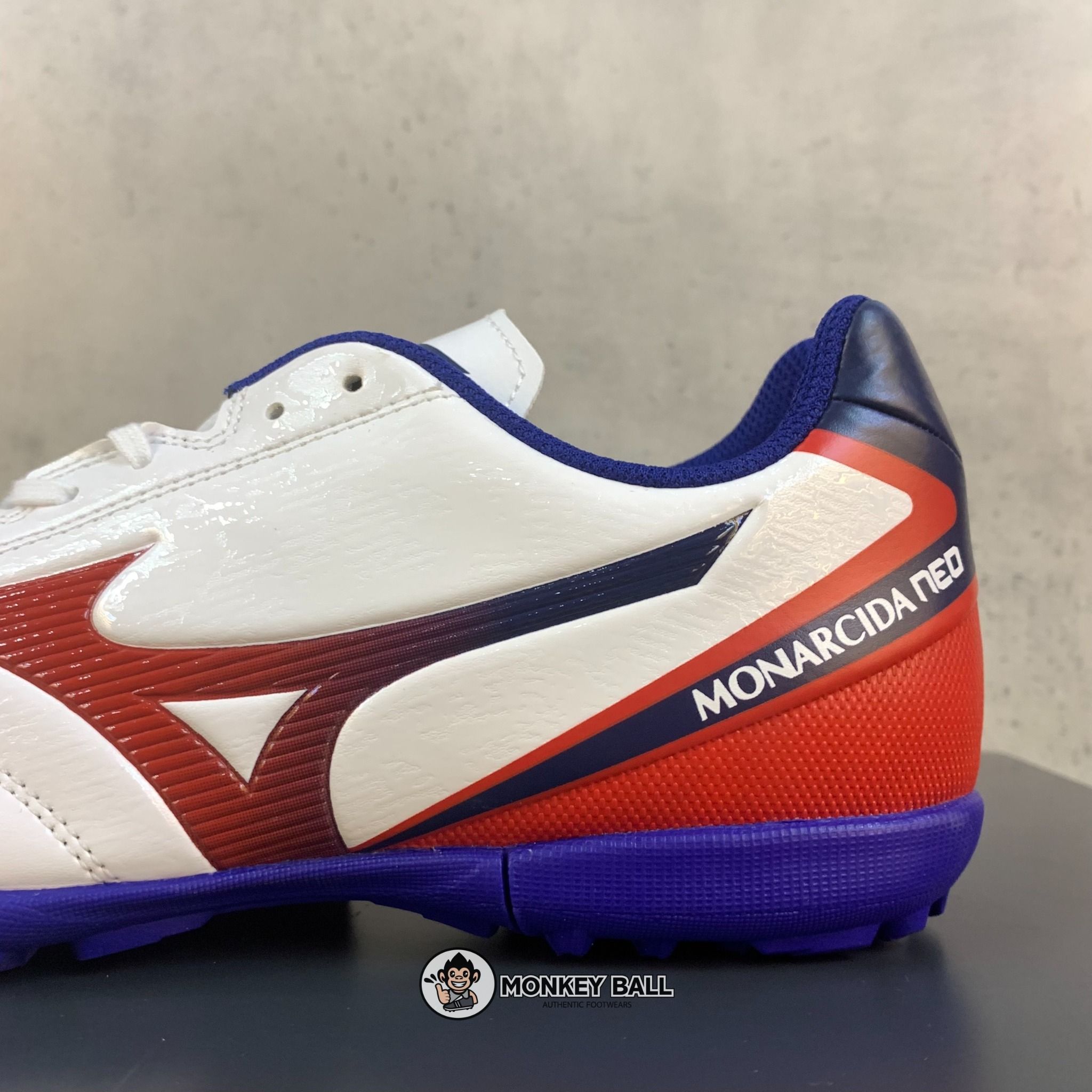 Mizuno Monarcida Neo Sala Select TF - Q1GB212262 - Trắng/Đỏ/Xanh