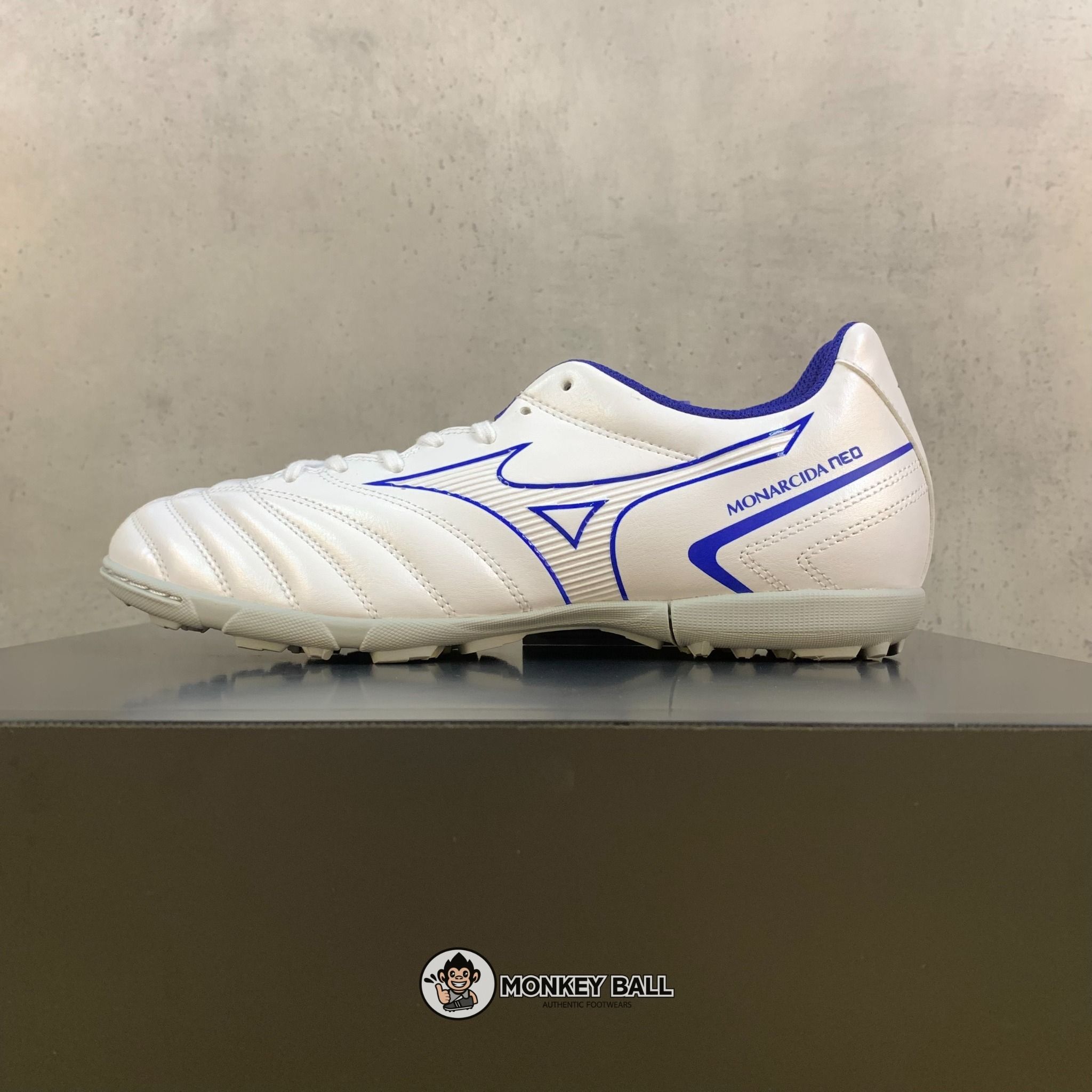 Mizuno Monarcida Neo 2 Select AS TF - P1GD222525 - Trắng/Xanh