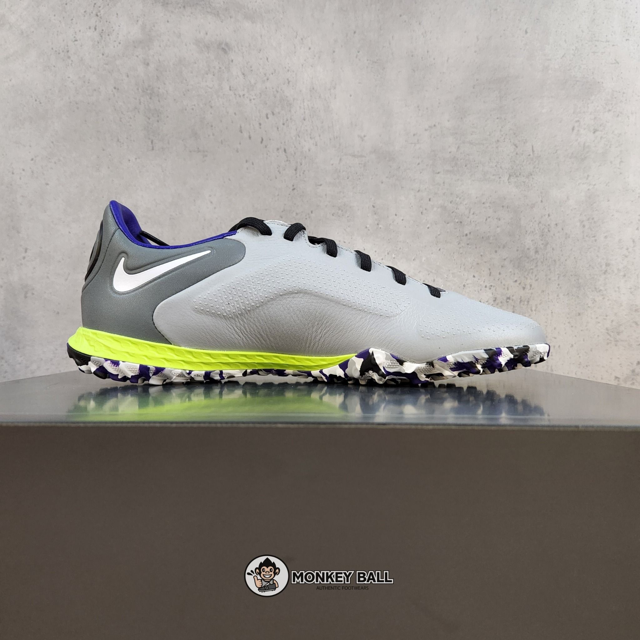 Nike React Tiempo 9 Legend Pro TF - DA1192-017 - Xám/Tím