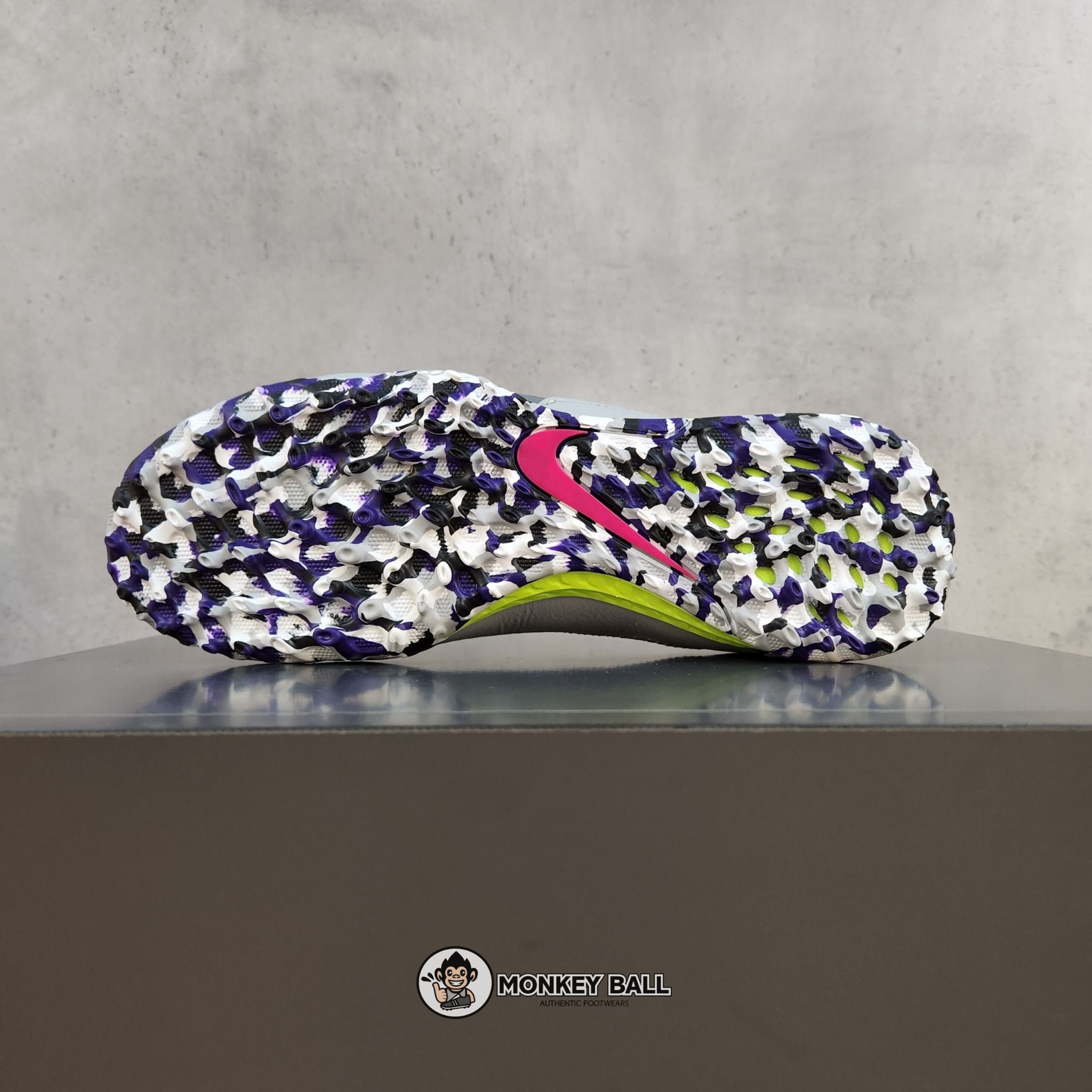 Nike React Tiempo 9 Legend Pro TF - DA1192-017 - Xám/Tím