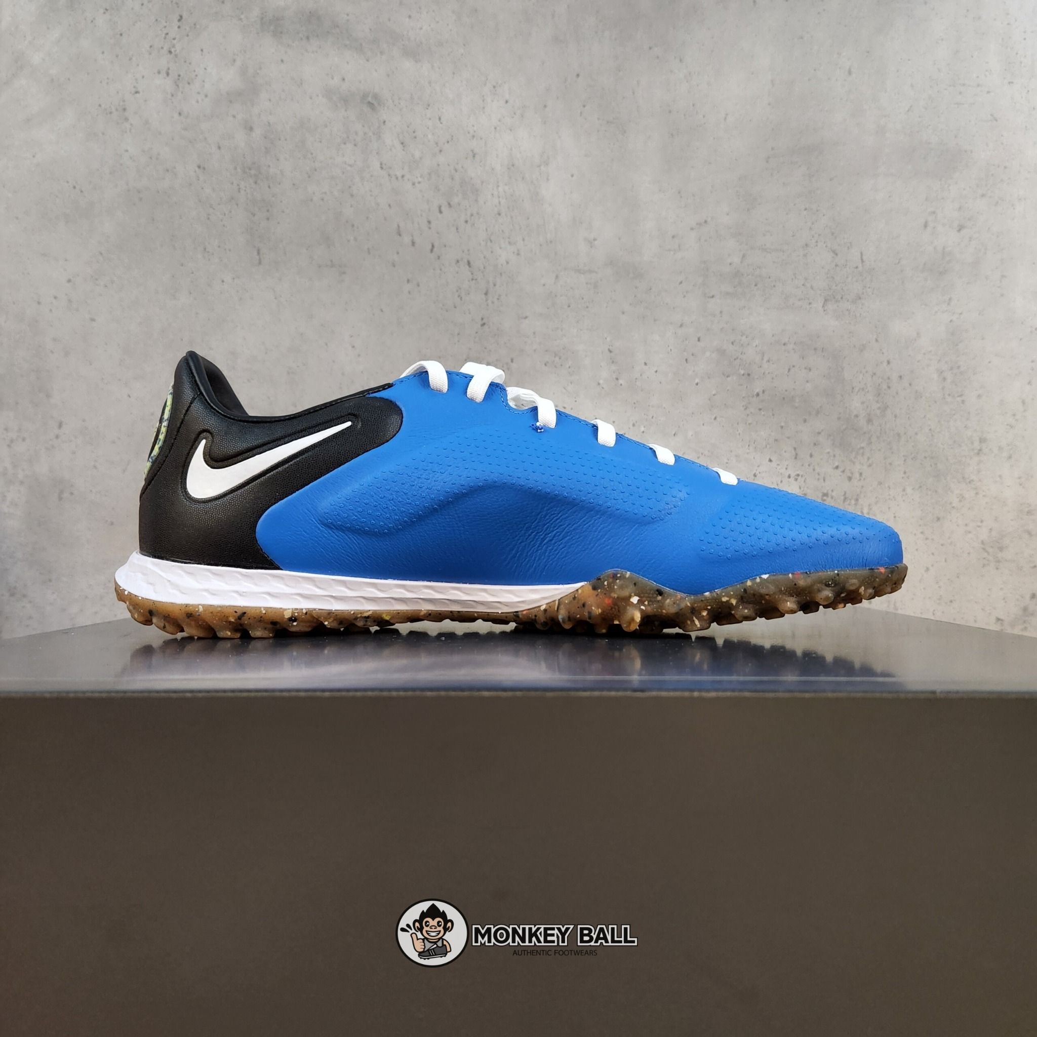 Nike React Tiempo 9 Legend Pro TF - DA1192-403 - Xanh/Trắng