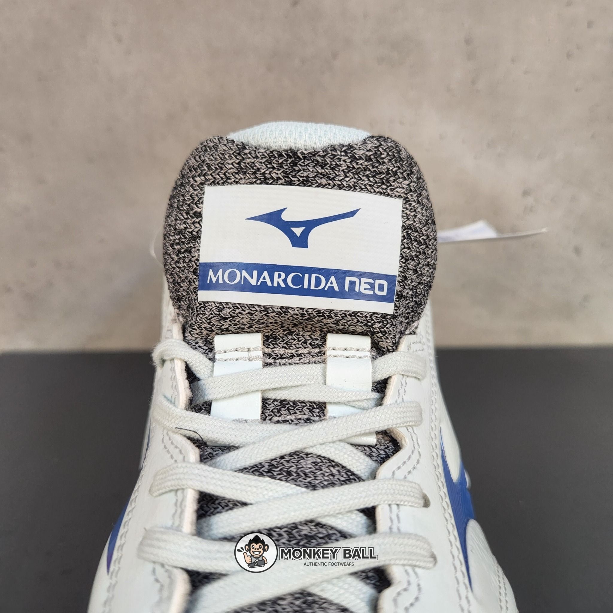 Mizuno Monarcida Neo Sala Pro TF - Q1GB222127 - Trắng Xanh