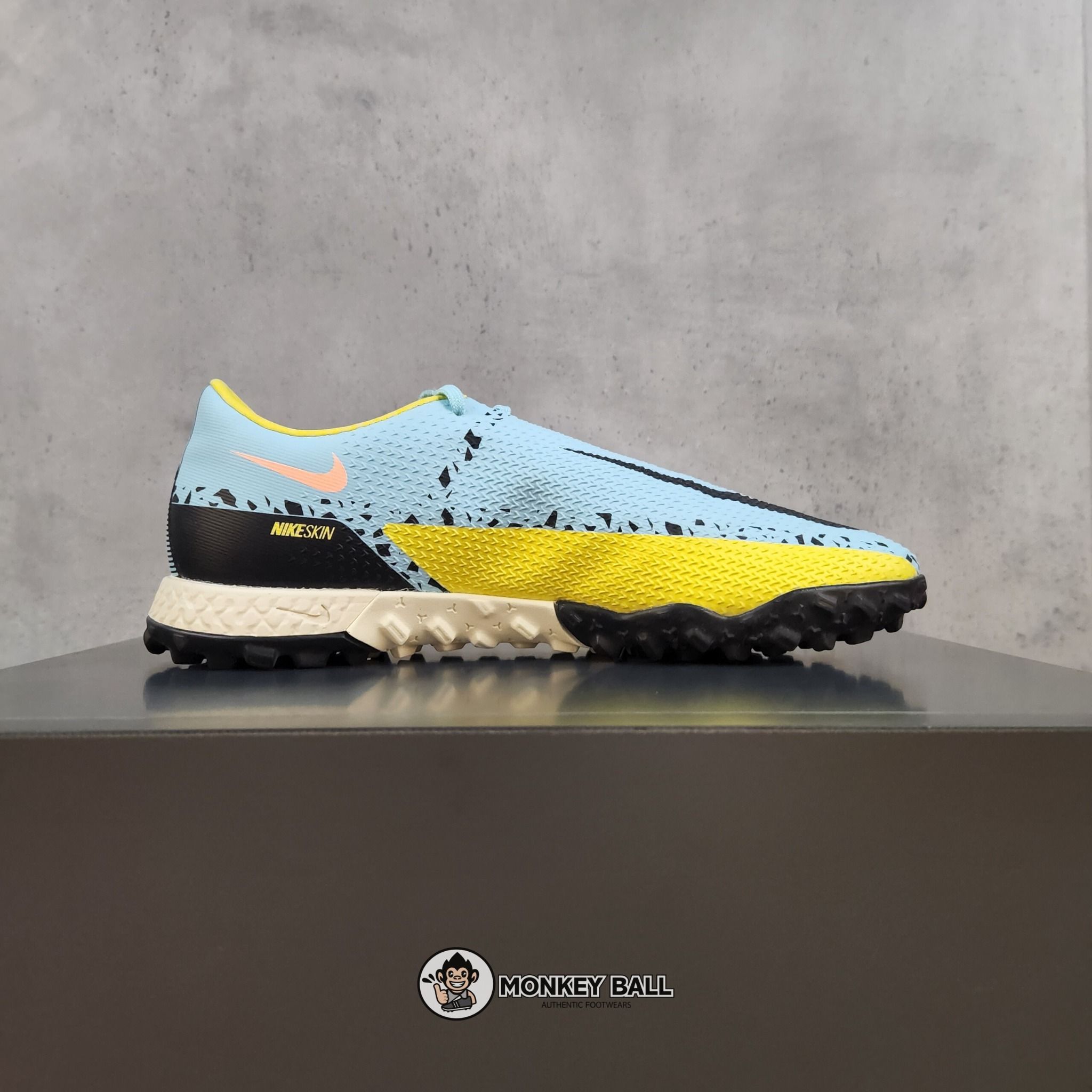 Nike React Phantom GT2 Pro TF - DC0768-407- Xanh / Vàng/ Đen