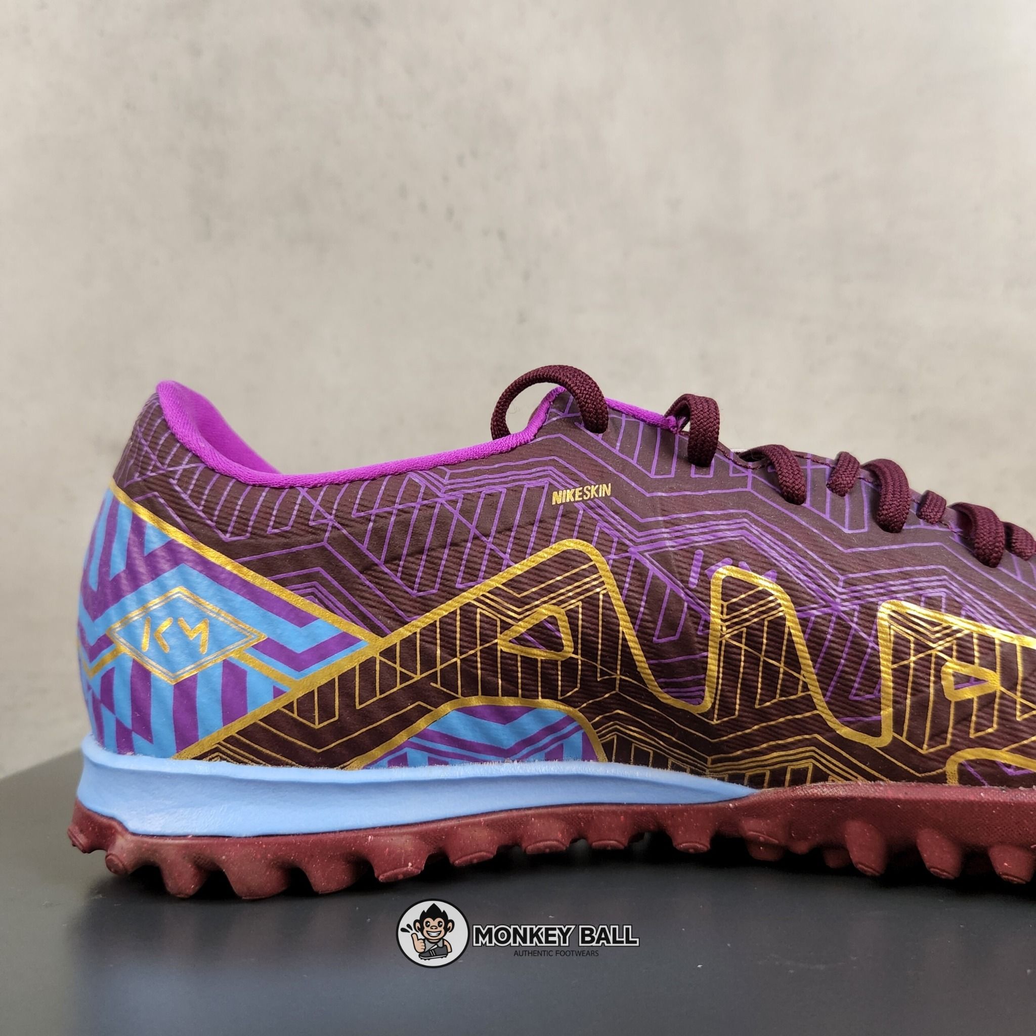 Nike Zoom Mercurial Vapor 15 Academy KM TF - DV0708-694 - Tím/Xanh/Vàng