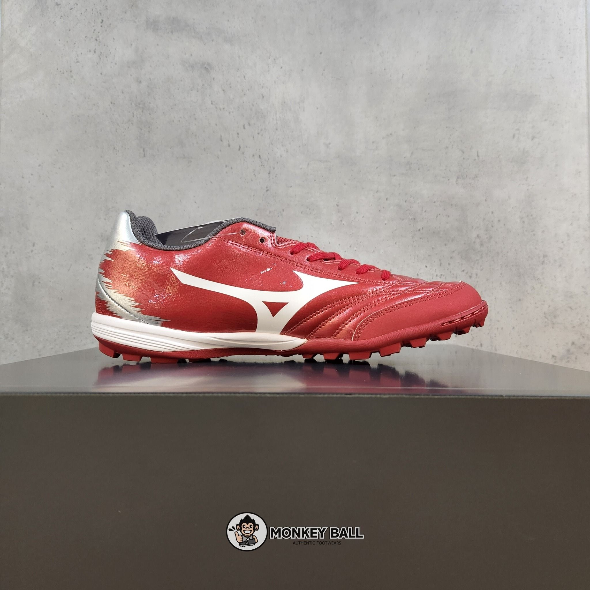 Mizuno Monarcida Neo Sala Pro TF - Q1GB222160 - Đỏ Mận / Trắng