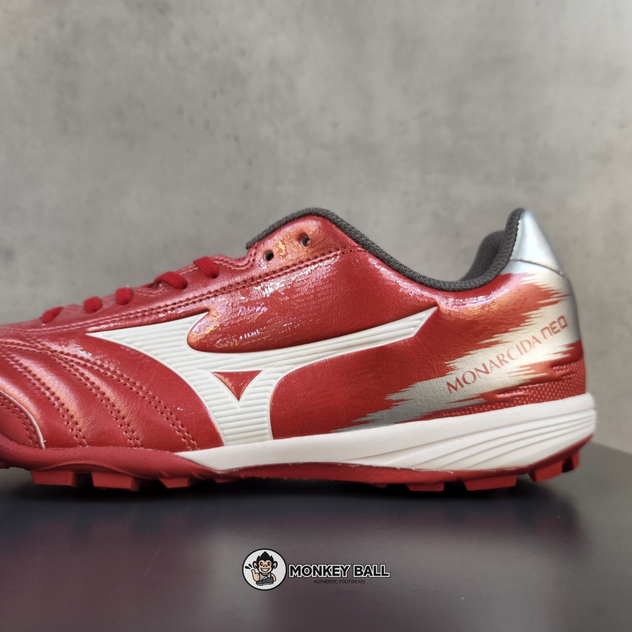 Mizuno Monarcida Neo Sala Pro TF - Q1GB222160 - Đỏ Mận / Trắng