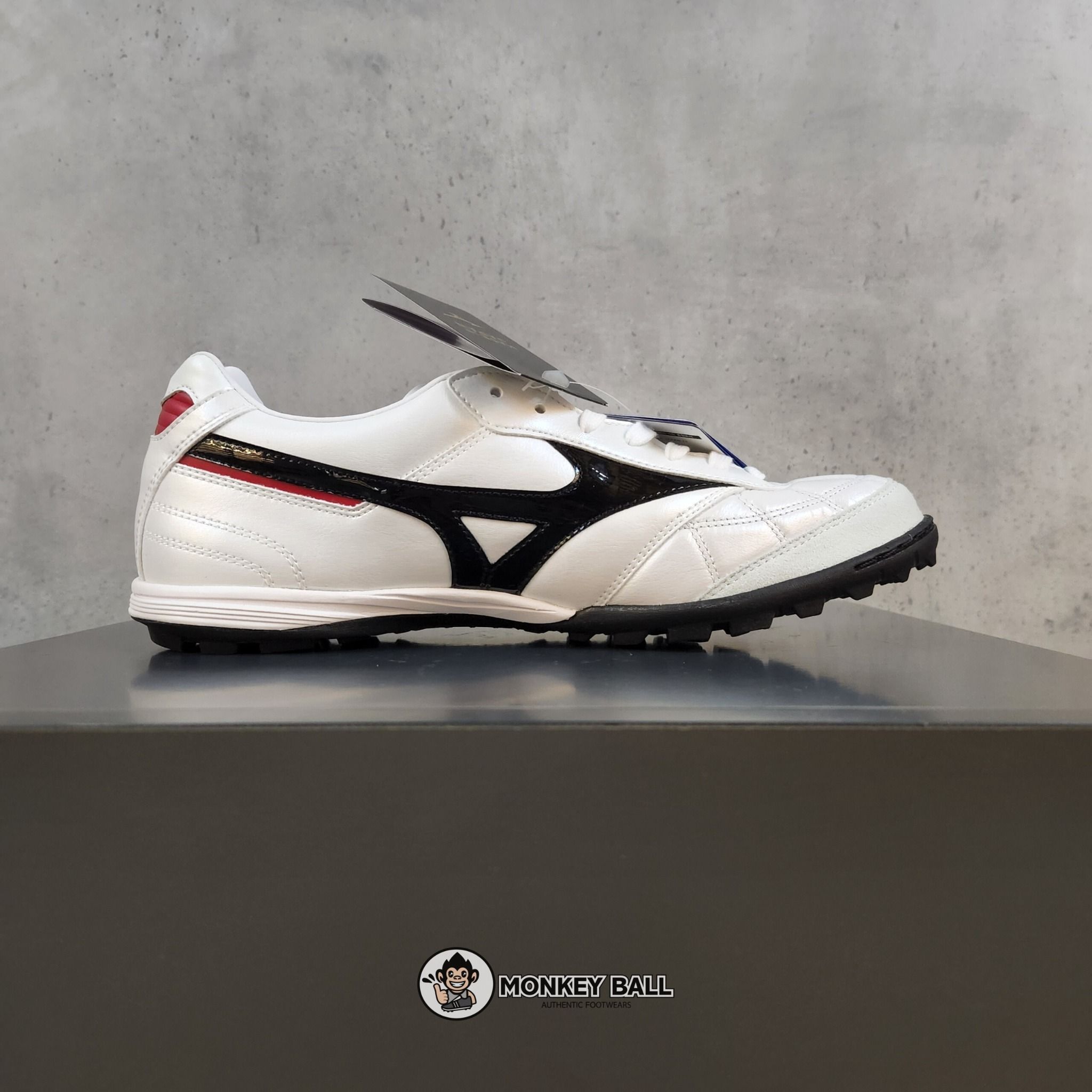 Mizuno Morelia Sala Japan TF - Q1GB210009 - Trắng / Đen / Đỏ