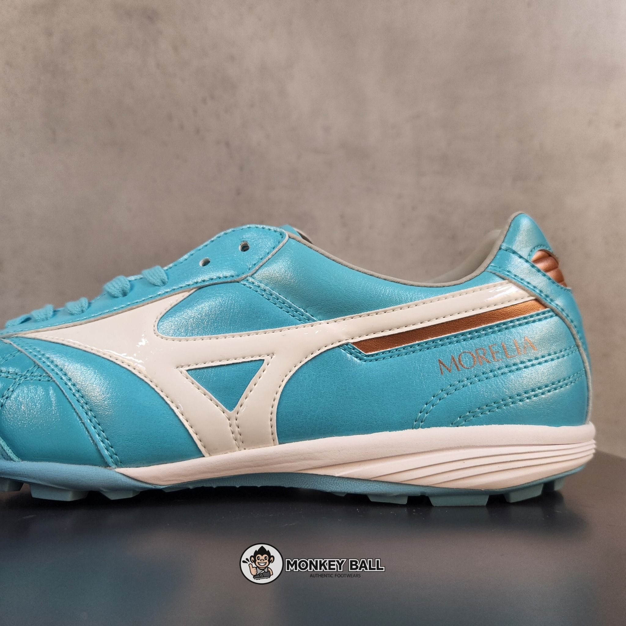Mizuno Morelia Sala Japan TF - Q1GB230025 - Xanh ngọc / Trắng