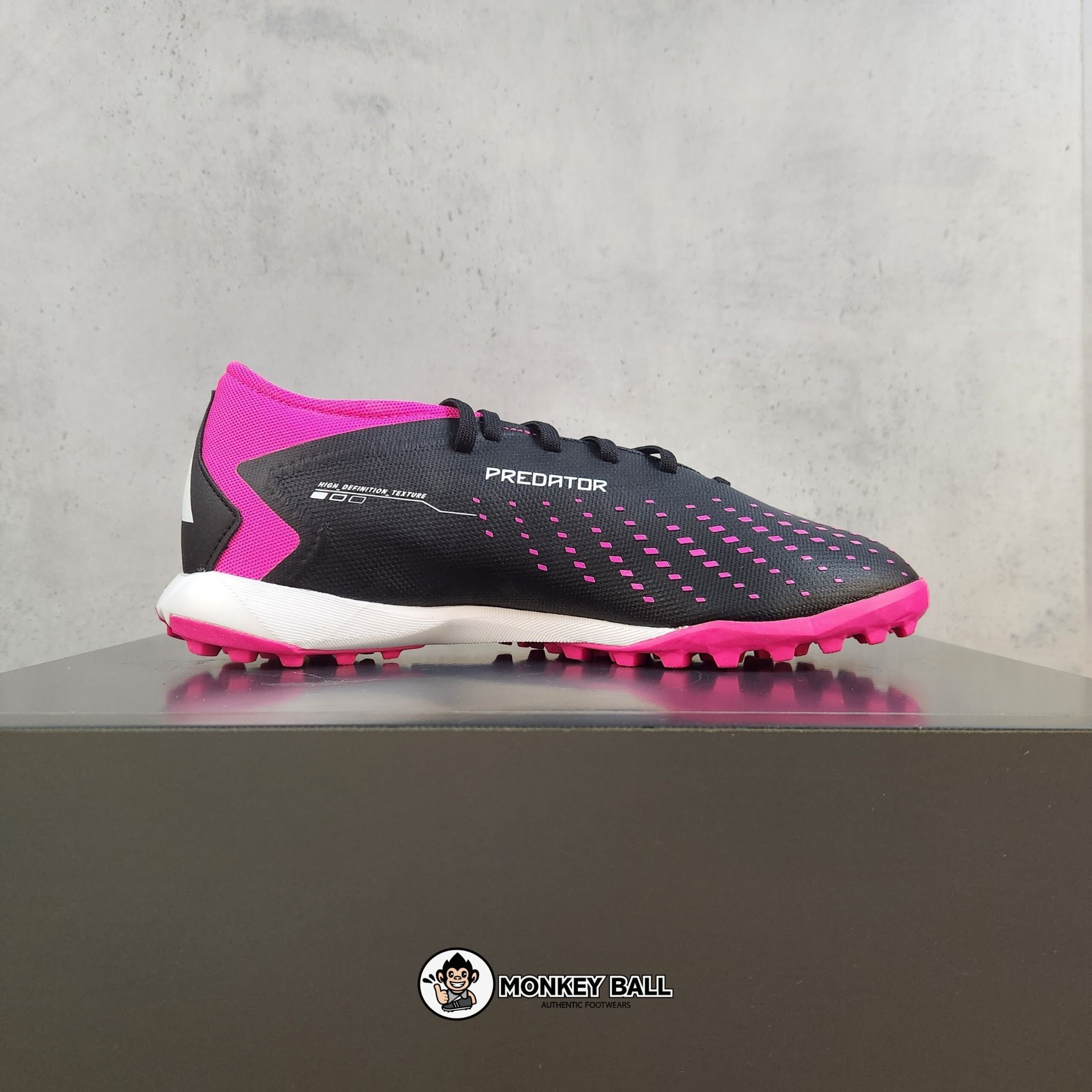 Adidas Predator Accuracy.3 L TF - GW4640 - Đen/Hồng