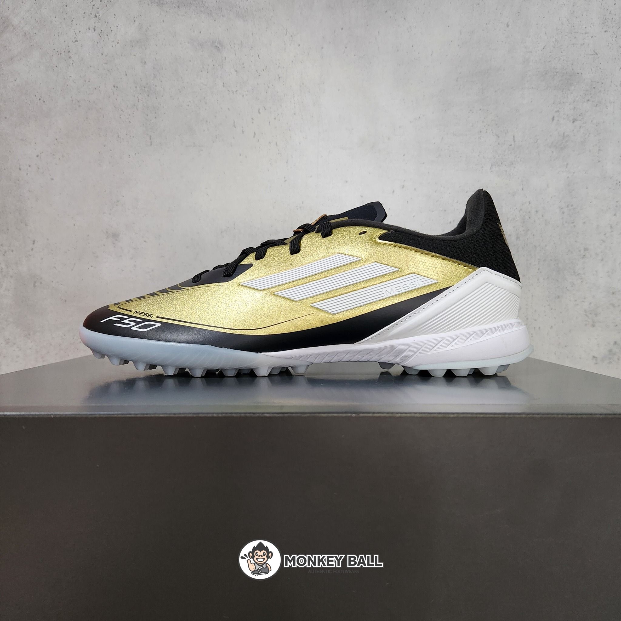 Adidas F50 League Messi TF - IG9282 - Vàng / Đen