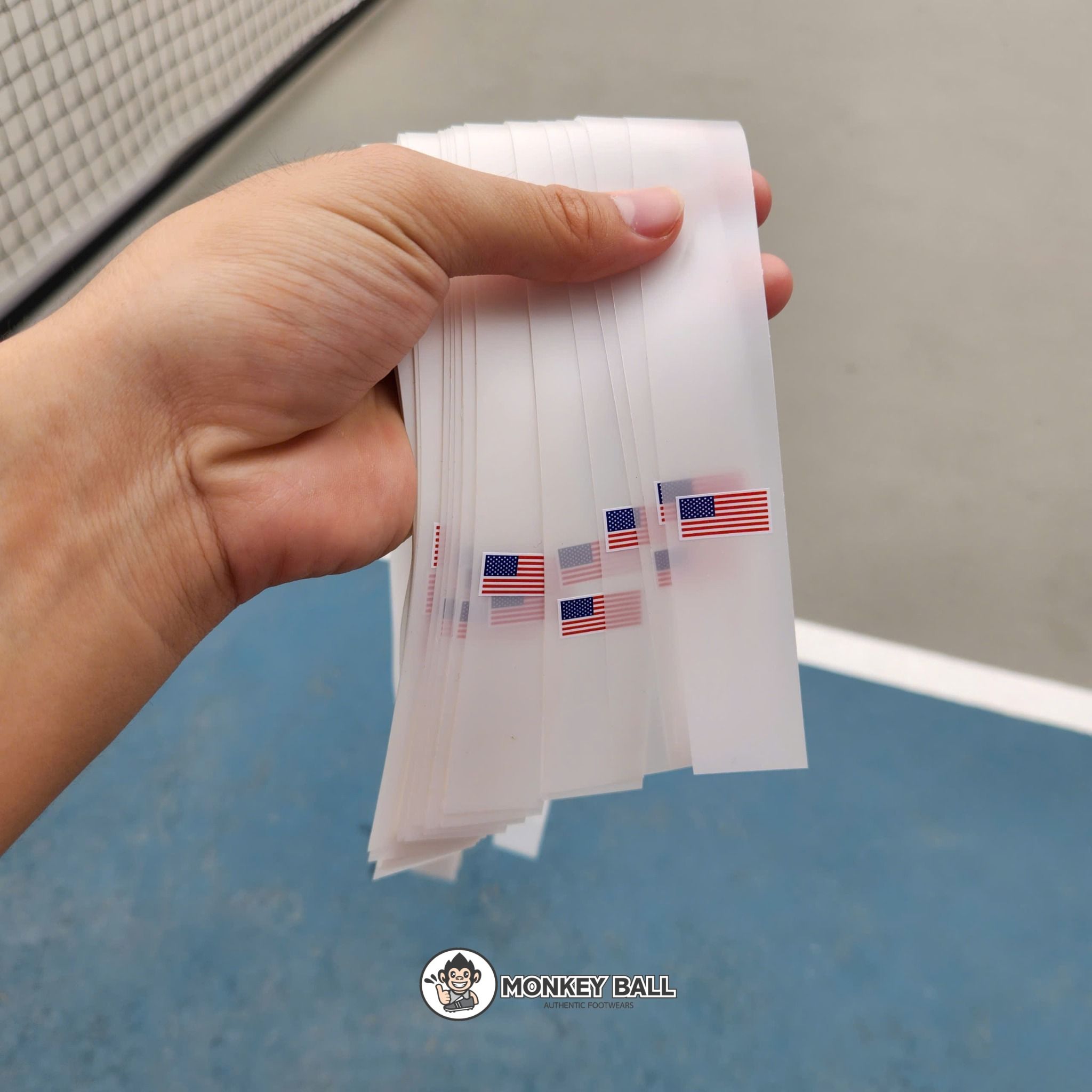 Miếng dán viền bảo vệ vợt Pickleball tem USA