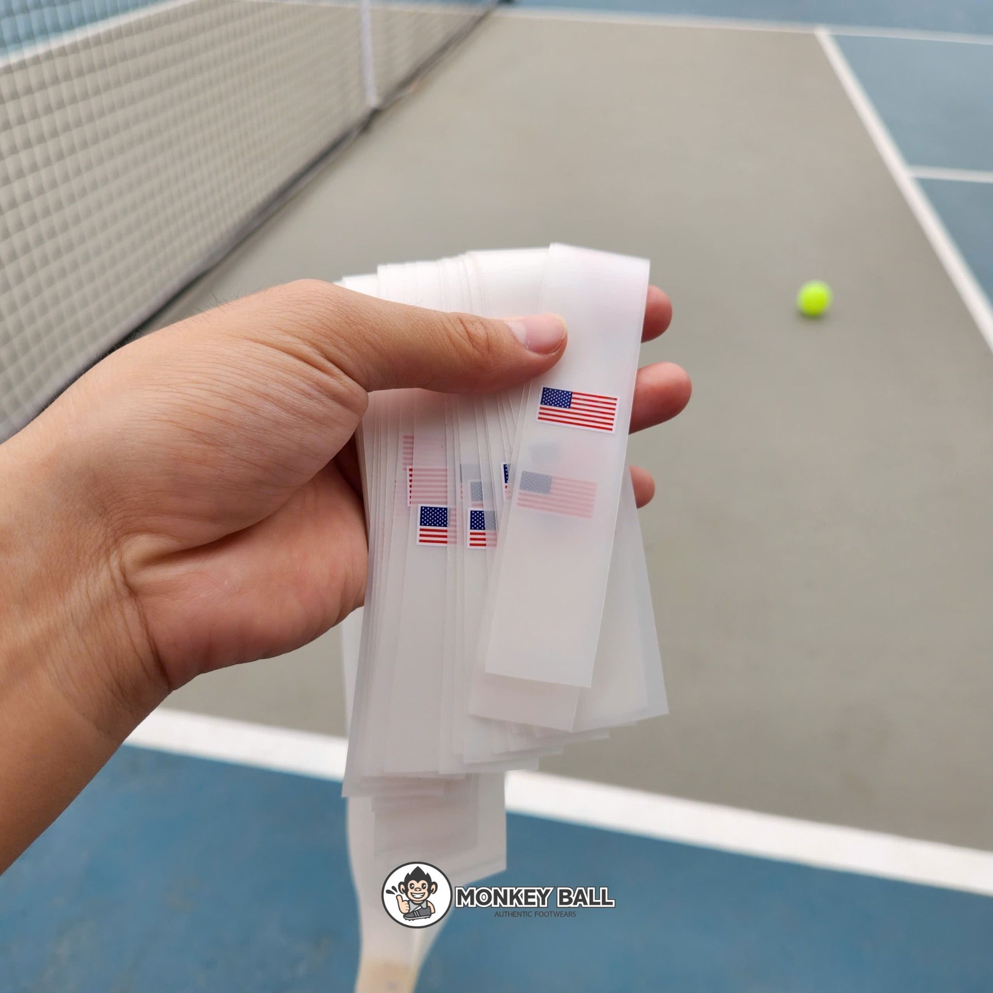Miếng dán viền bảo vệ vợt Pickleball tem USA
