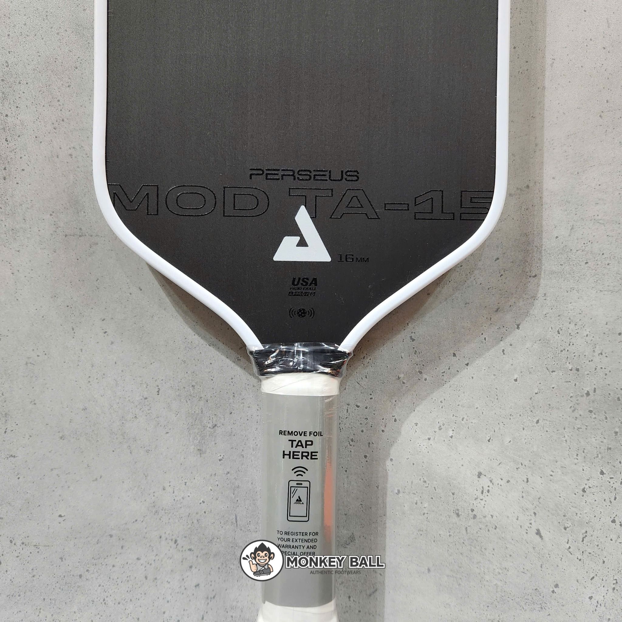 Vợt Pickleball Joola Perseus Mod TA-15 Pro Player Edition - Đen / Trắng