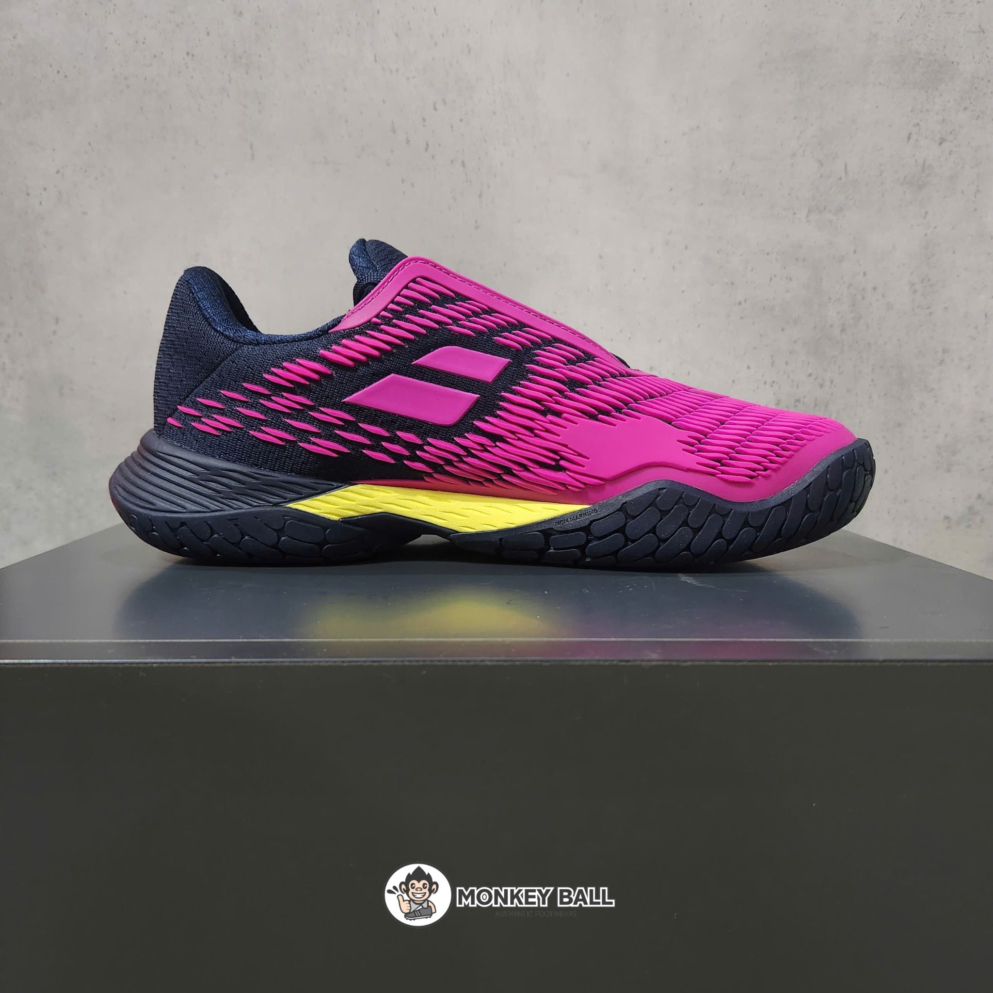 Giày Pickleball Babolat Propulse Fury 3 All Court Men - Hồng / Xanh Than