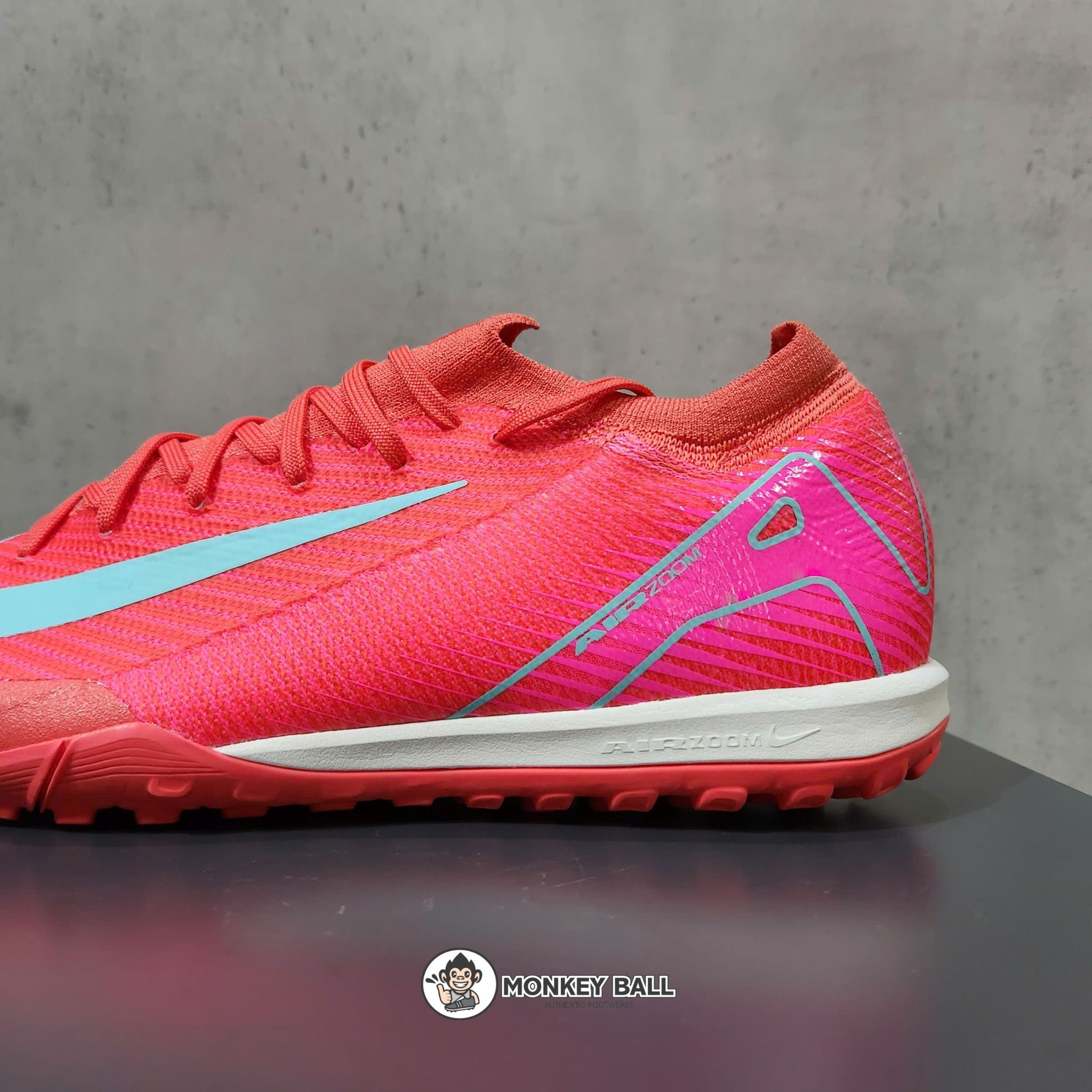 Nike Zoom Vapor 16 Pro TF - FQ8687-800 - Đỏ / Trắng