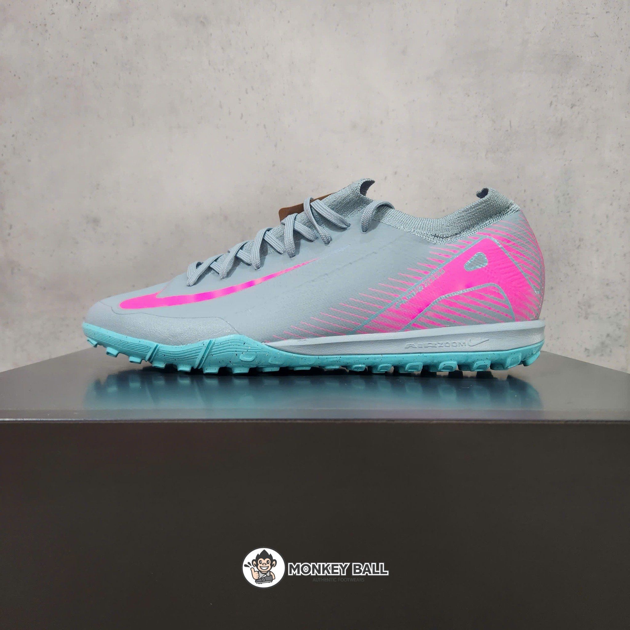 Nike Zoom Vapor 16 Pro TF - FQ8687-301 - Xám / Hồng