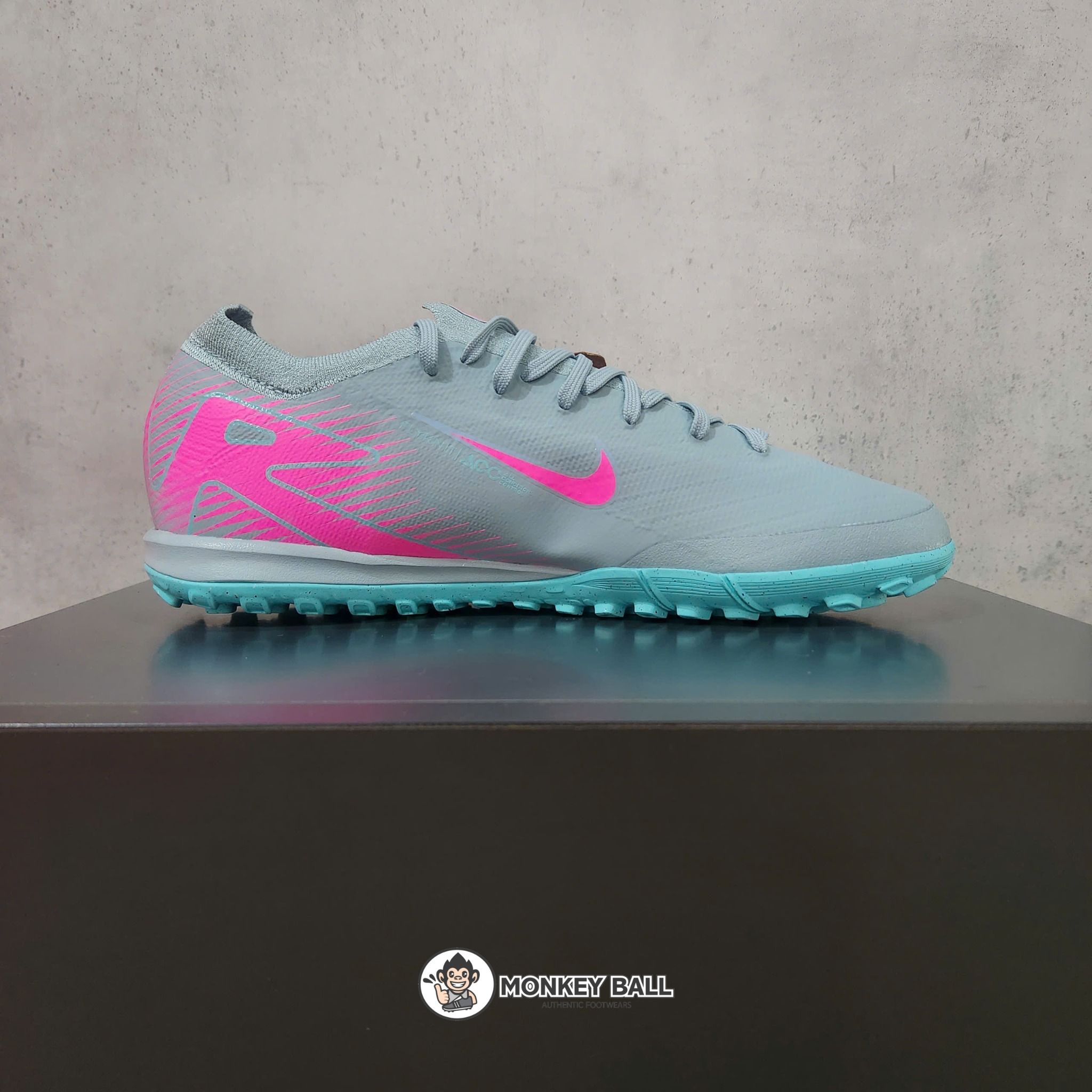 Nike Zoom Vapor 16 Pro TF - FQ8687-301 - Xám / Hồng