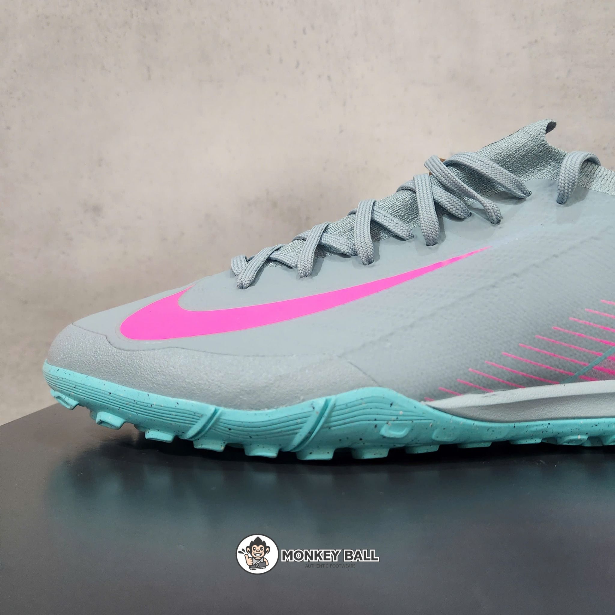 Nike Zoom Vapor 16 Pro TF - FQ8687-301 - Xám / Hồng