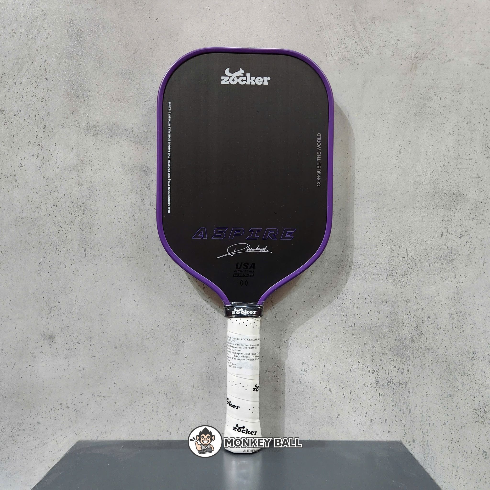 Vợt Pickleball Zocker Aspire