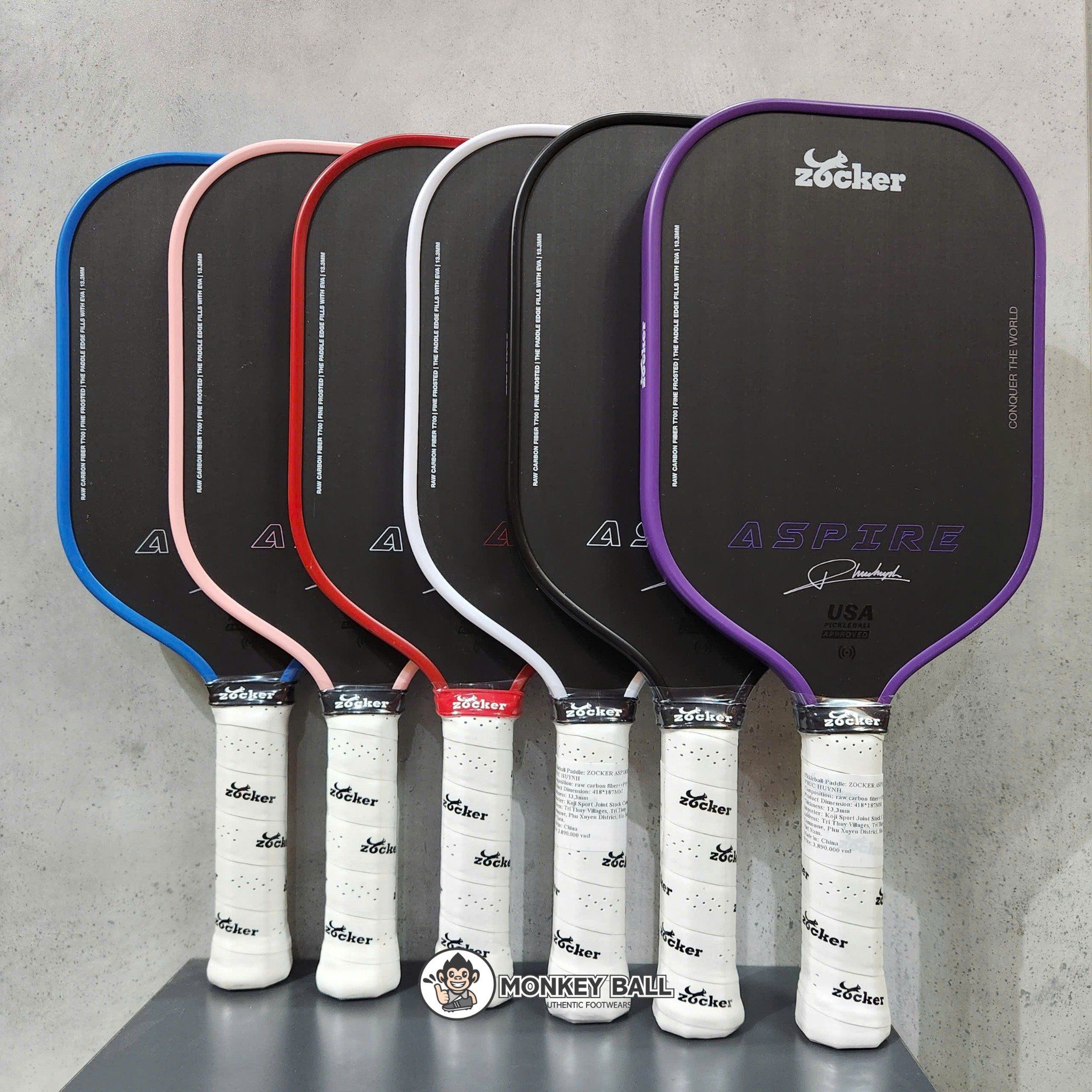 Vợt Pickleball Zocker Aspire