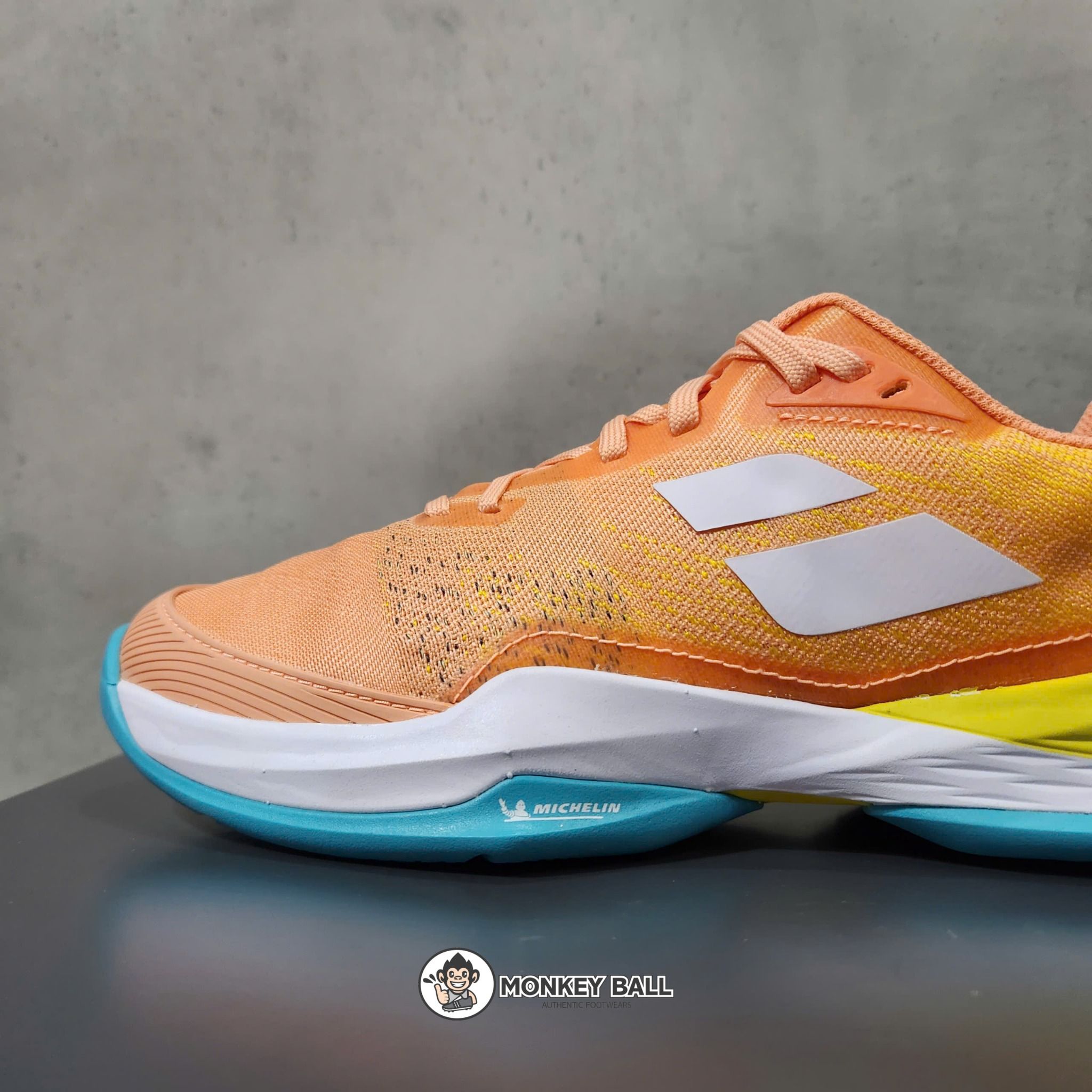 Giày Pickleball Babolat Jet Mach 3 All Court Women - Hồng Cam