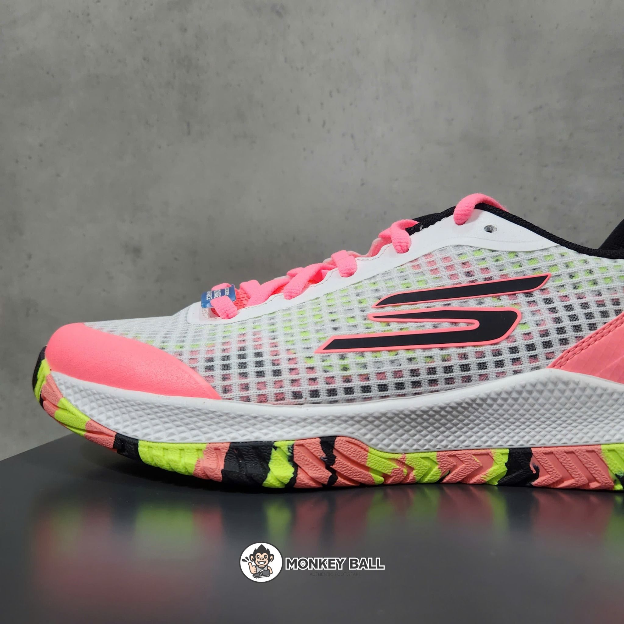 Giày Pickleball Skechers Viper Court Pro - Trắng Hồng