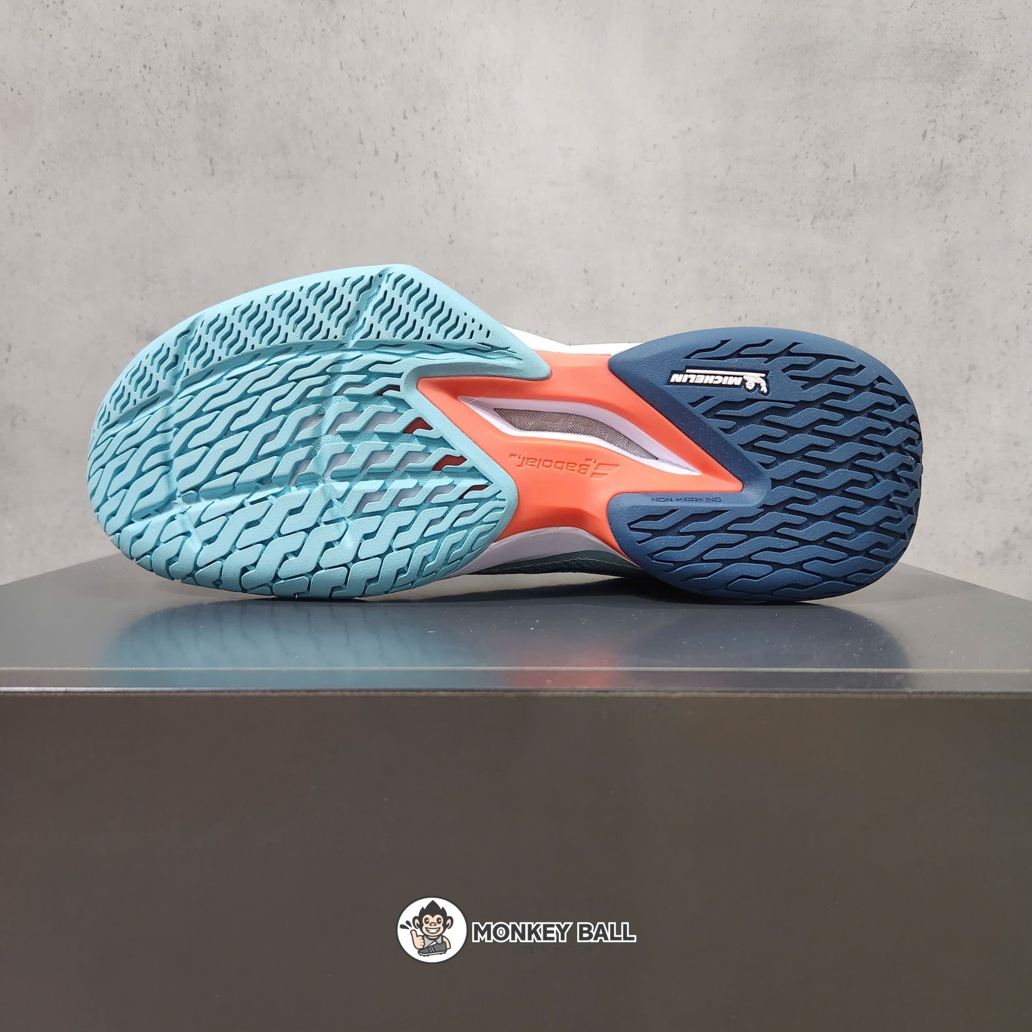Giày Pickleball Babolat Jet Mach 3 All Court Women - Trắng Xanh