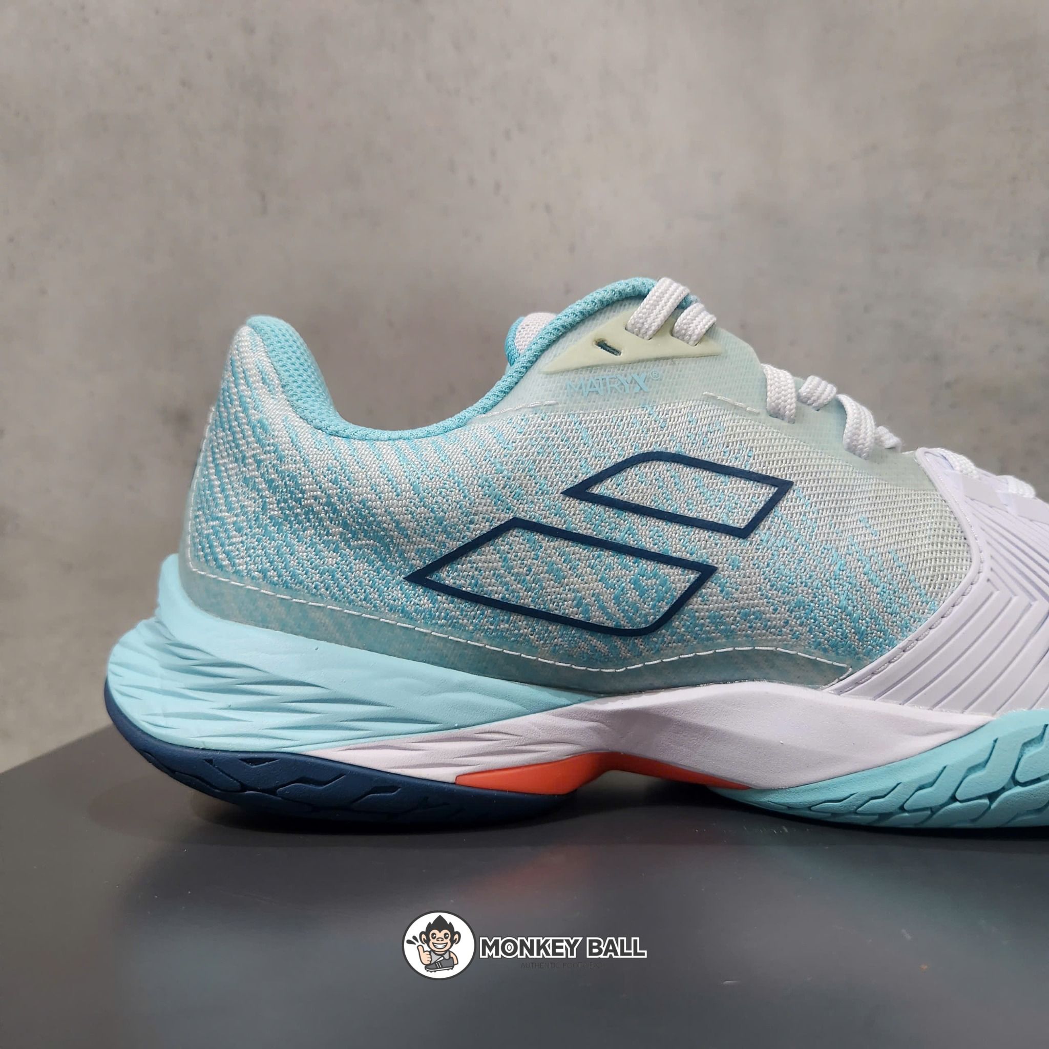 Giày Pickleball Babolat Jet Mach 3 All Court Women - Trắng Xanh
