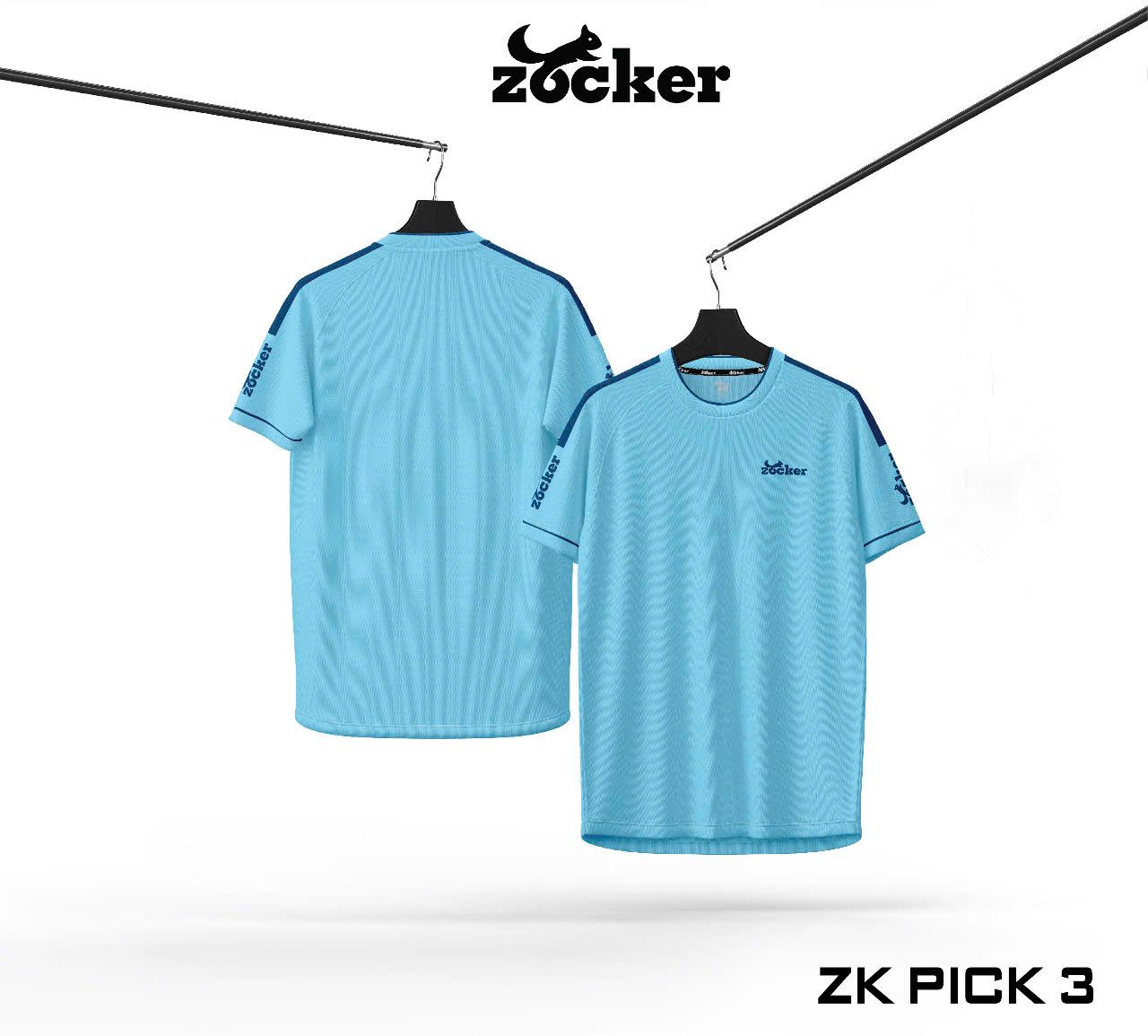 Áo Pickleball Zocker JAC01 cổ tròn