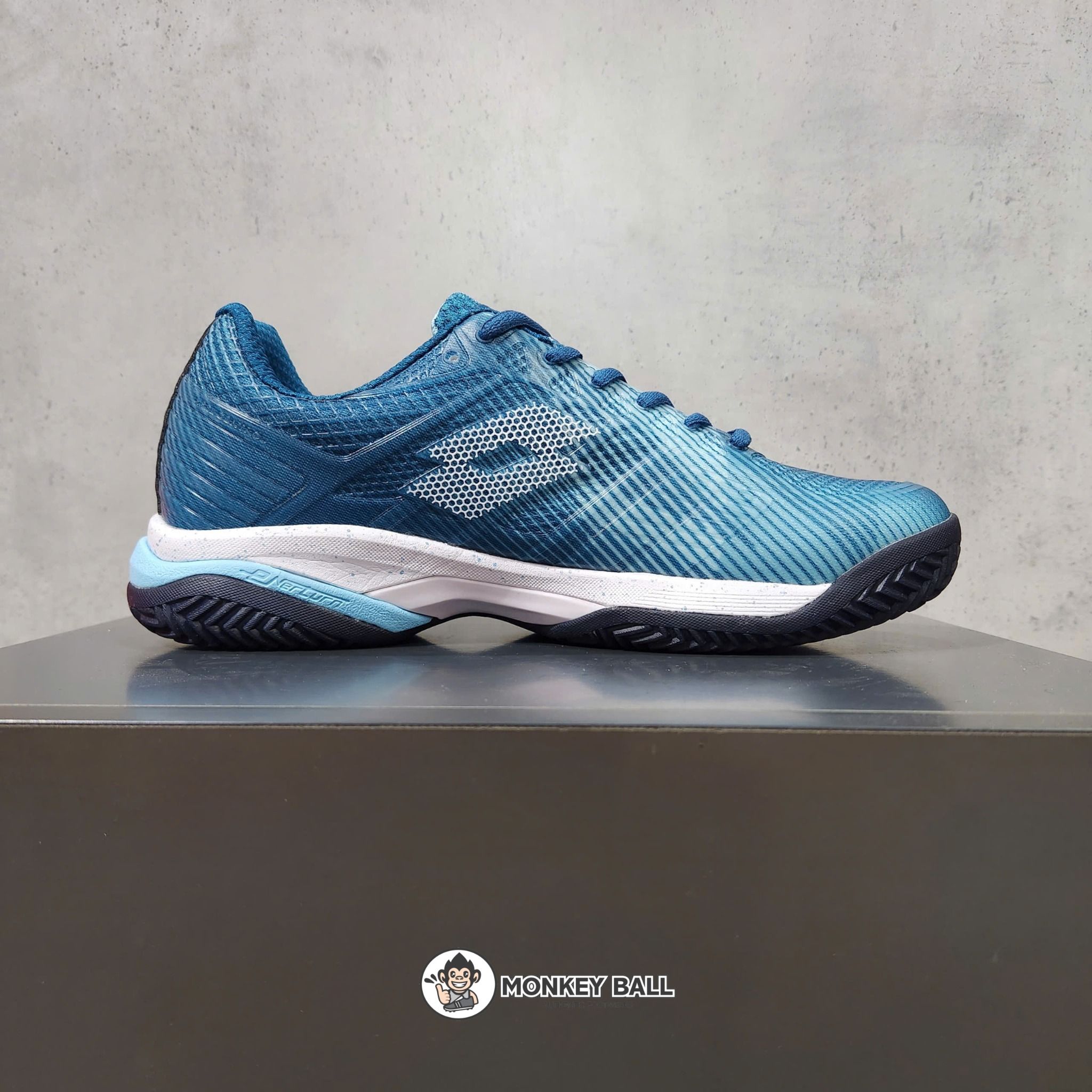 Giày Pickleball Lotto Mirage 300 III SPD - Xanh ngọc
