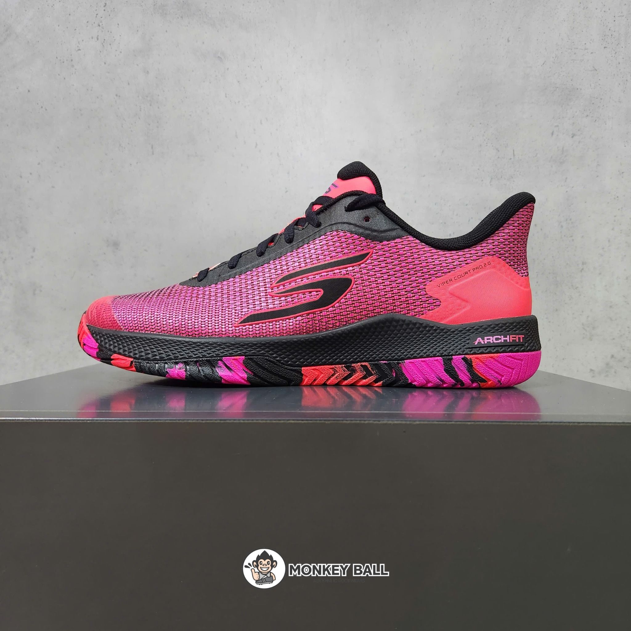 Giày Pickleball Skechers Viper Court Pro 2.0 - Hồng / Đen