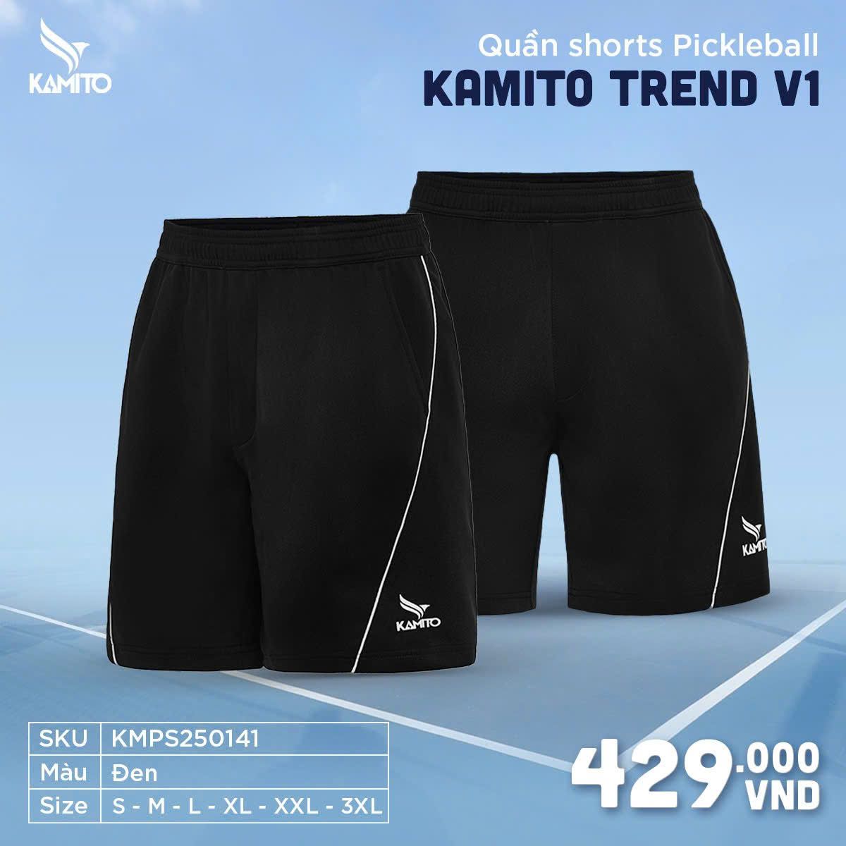 Quần Shorts Pickleball Kamito Trend V1