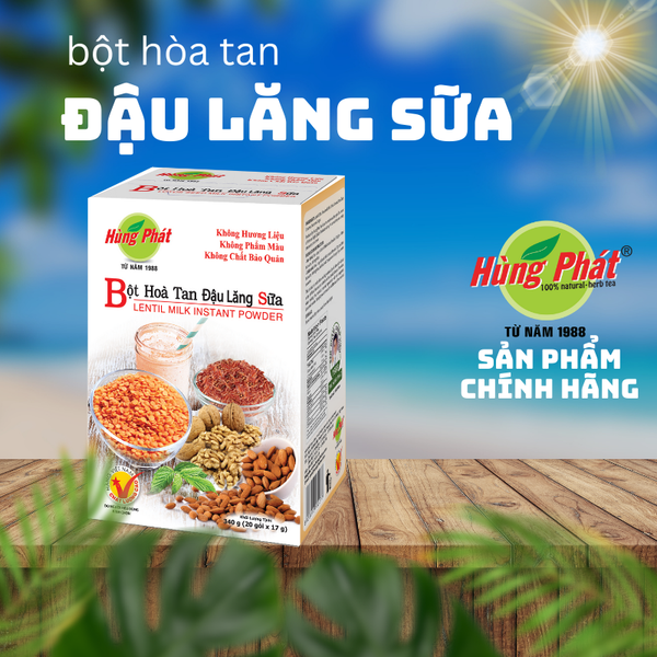 Bột Hòa Tan Đậu Lăng Sữa - Lentil Milk Instant Powder